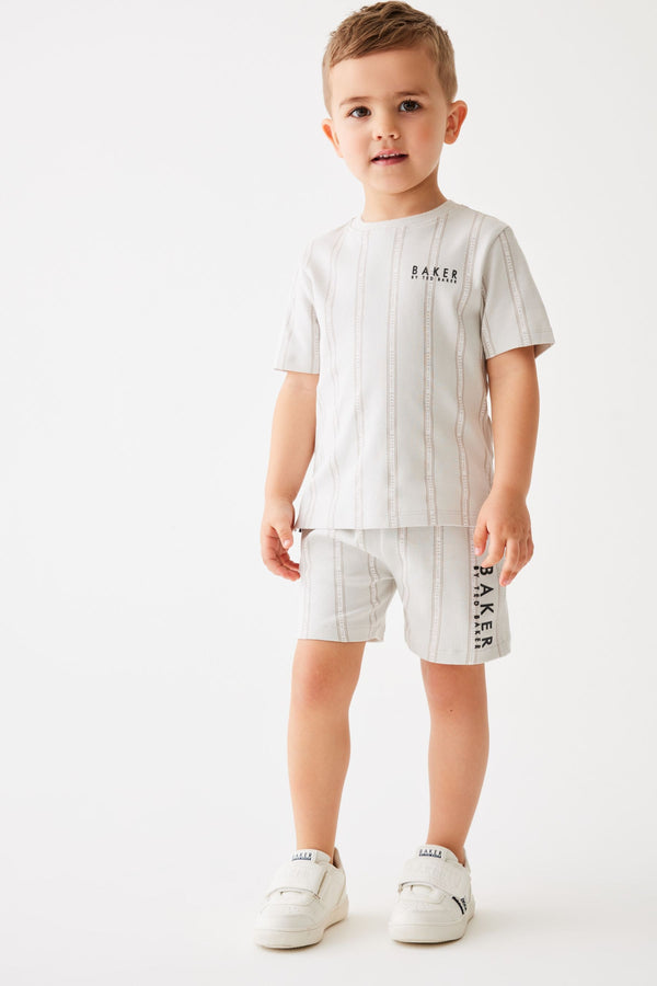 Baker by Ted Baker Striped T-Shirt and Shorts Set