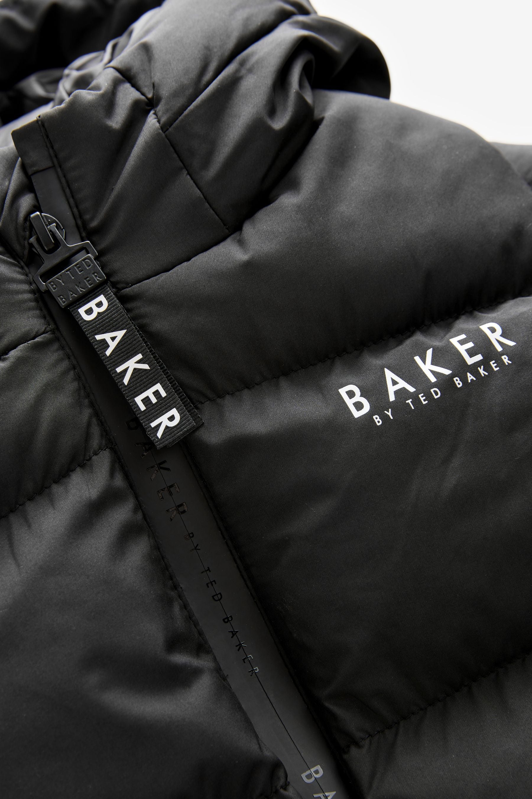 Baker By Ted Baker Shower Resistant Black Padded Coat