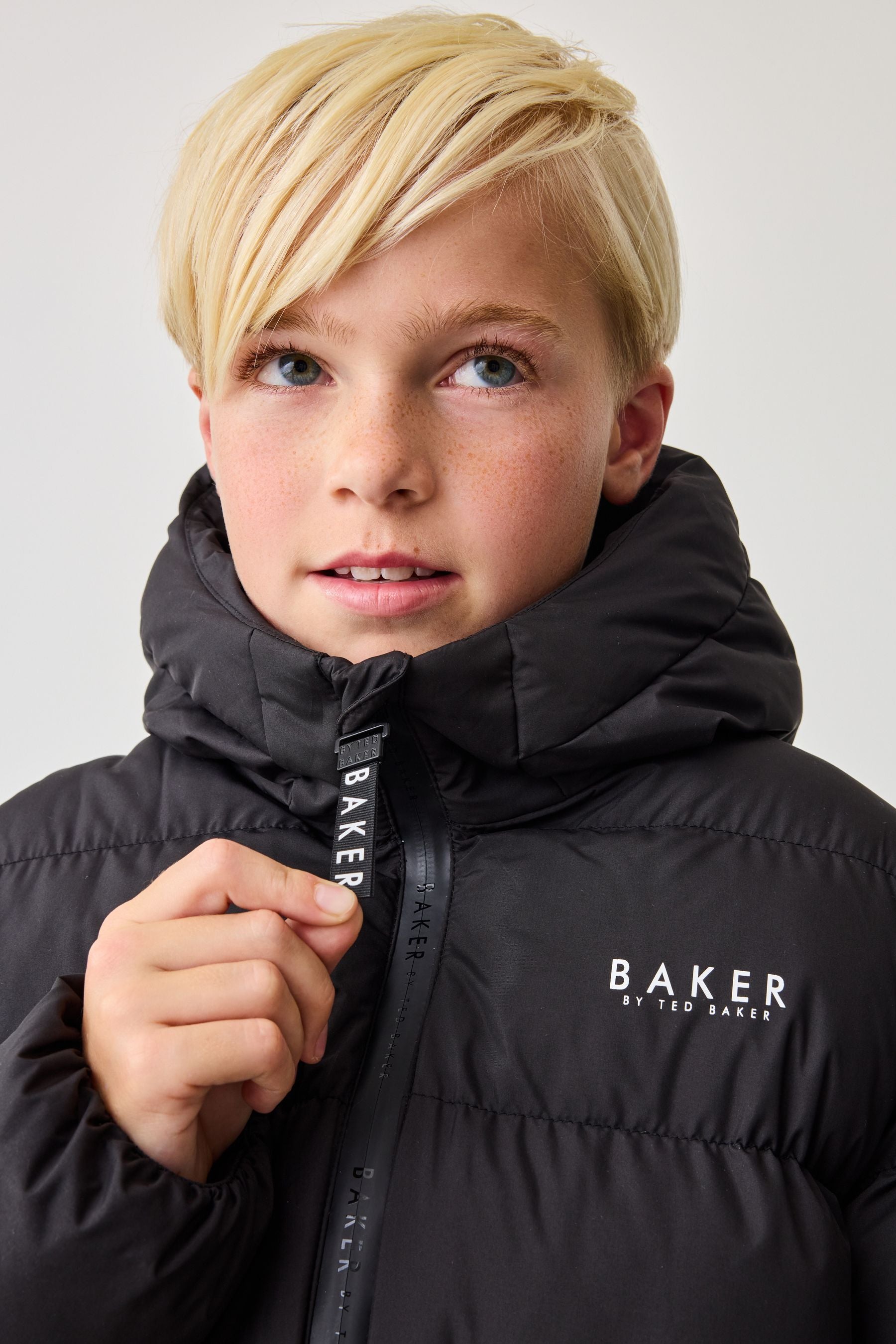 Baker By Ted Baker Shower Resistant Black Padded Coat