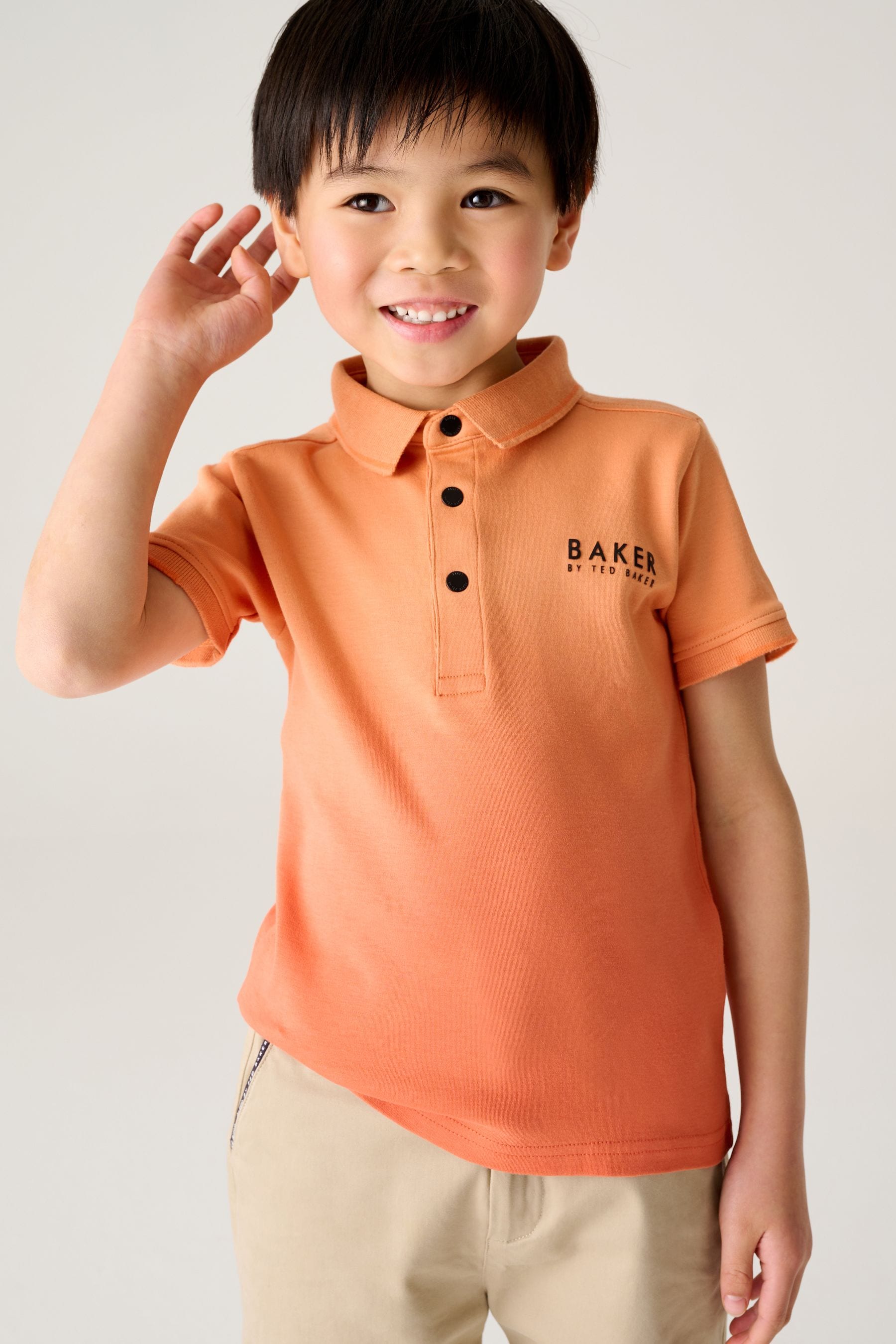 Orange Baker by Ted Baker Ombre Polo Shirt