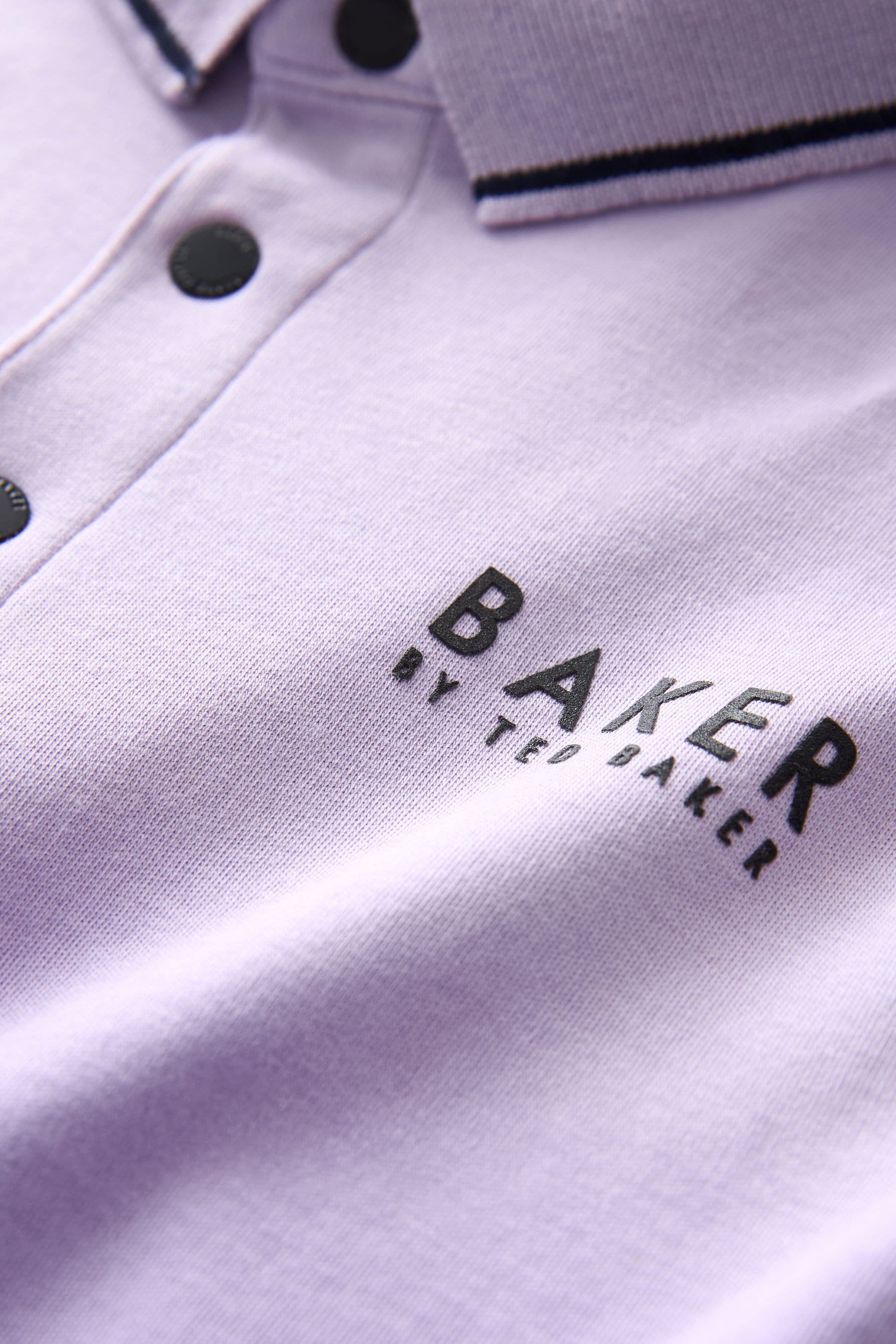 Lilac Purple Baker by Ted Baker Ombre Polo Shirt