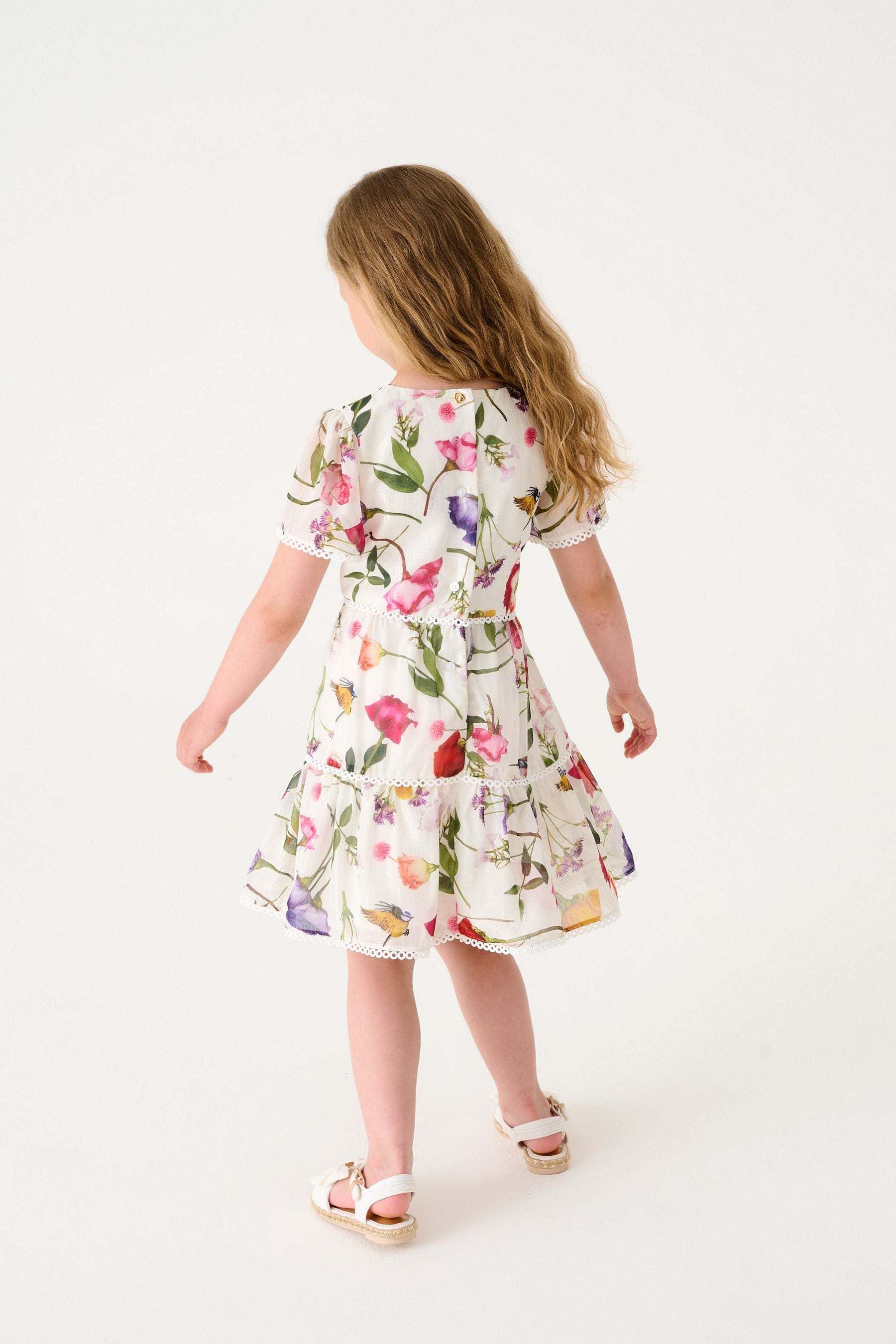 Baker by Ted Baker (0-13yrs) Floral White Dress