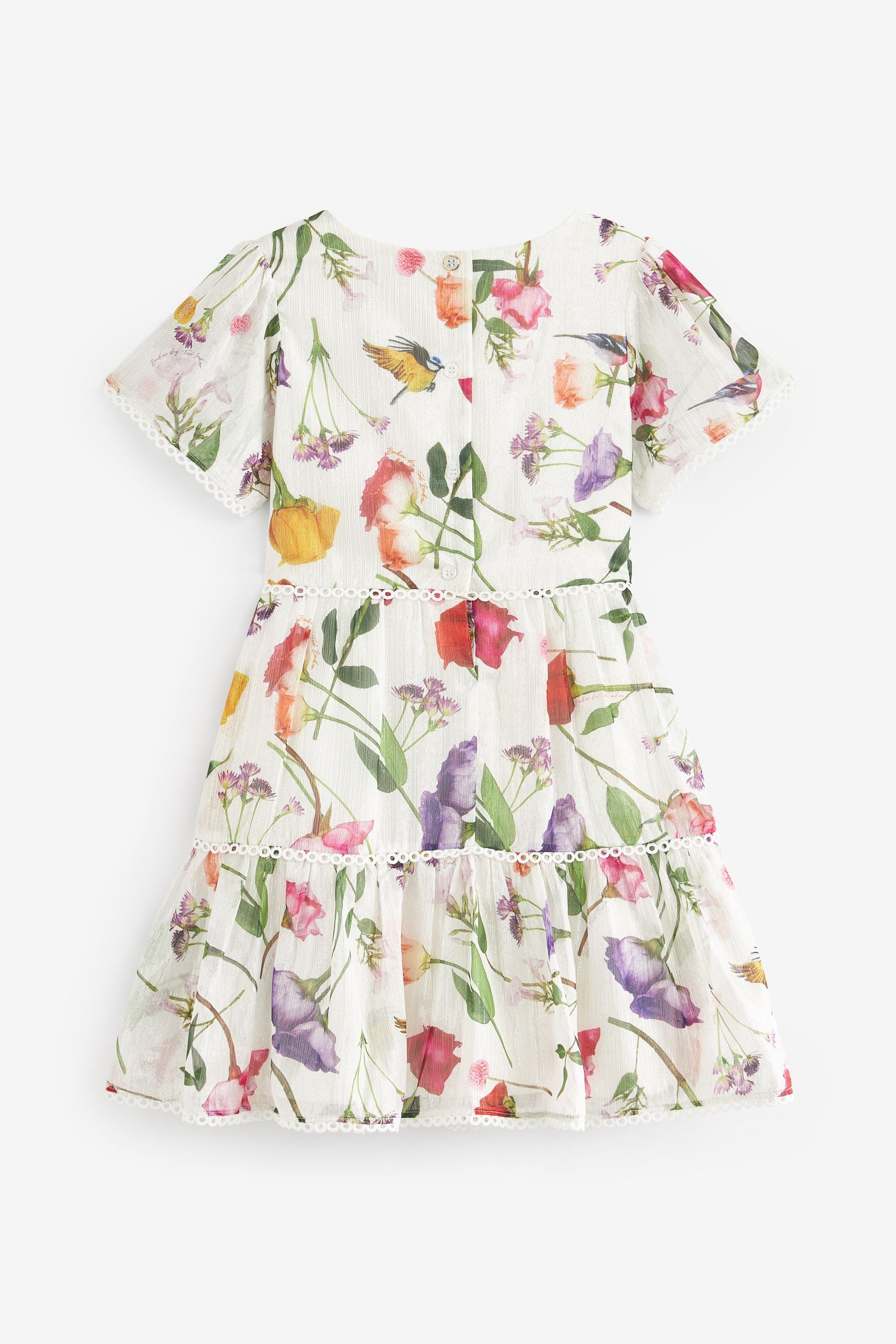 Baker by Ted Baker (0-13yrs) Floral White Dress