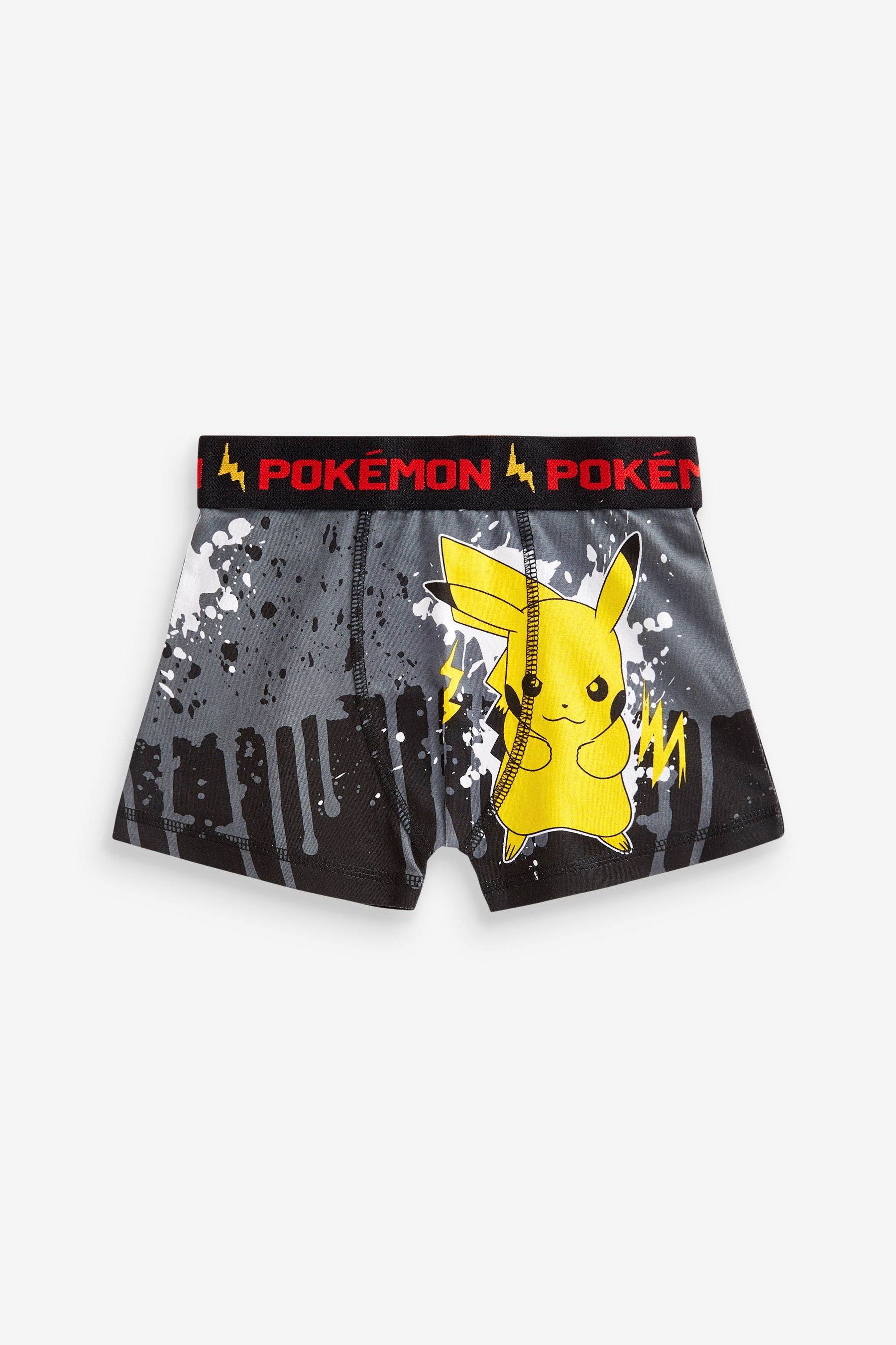 Yellow Pokémon Trunks 3 Pack (5-12yrs)