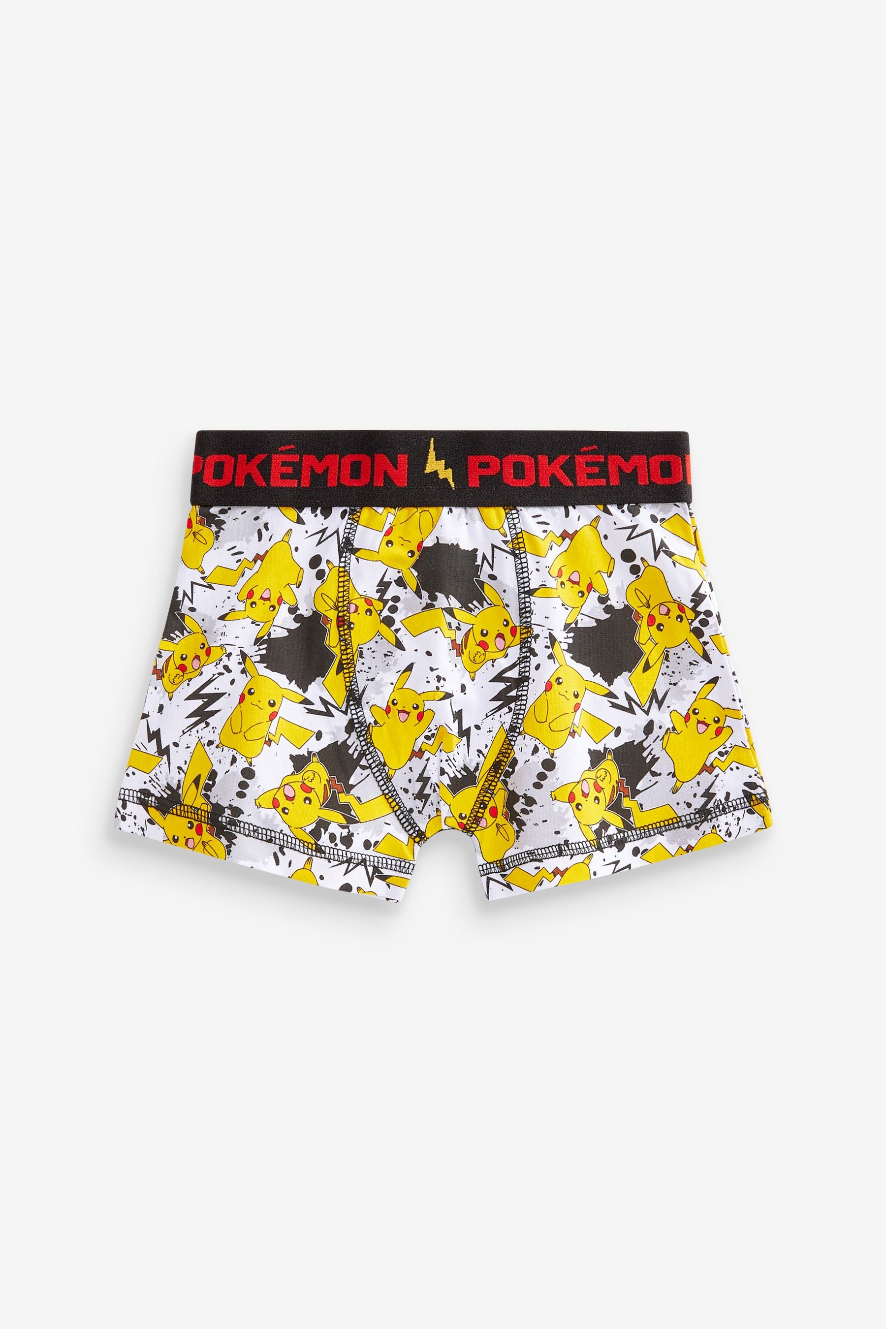 Yellow Pokémon Trunks 3 Pack (5-12yrs)