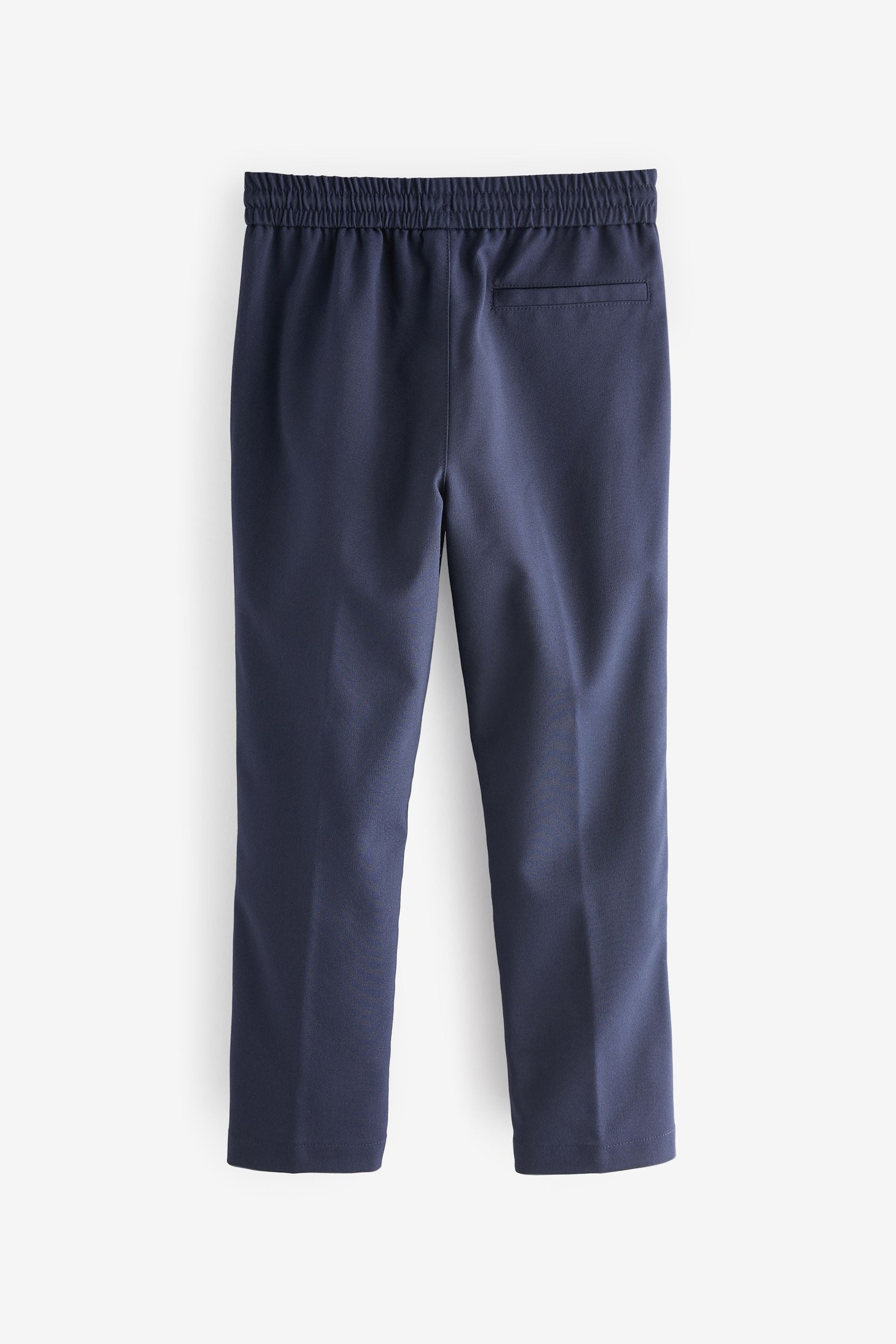 Blue Pull On Waist Suit Trousers (12mths-16yrs)