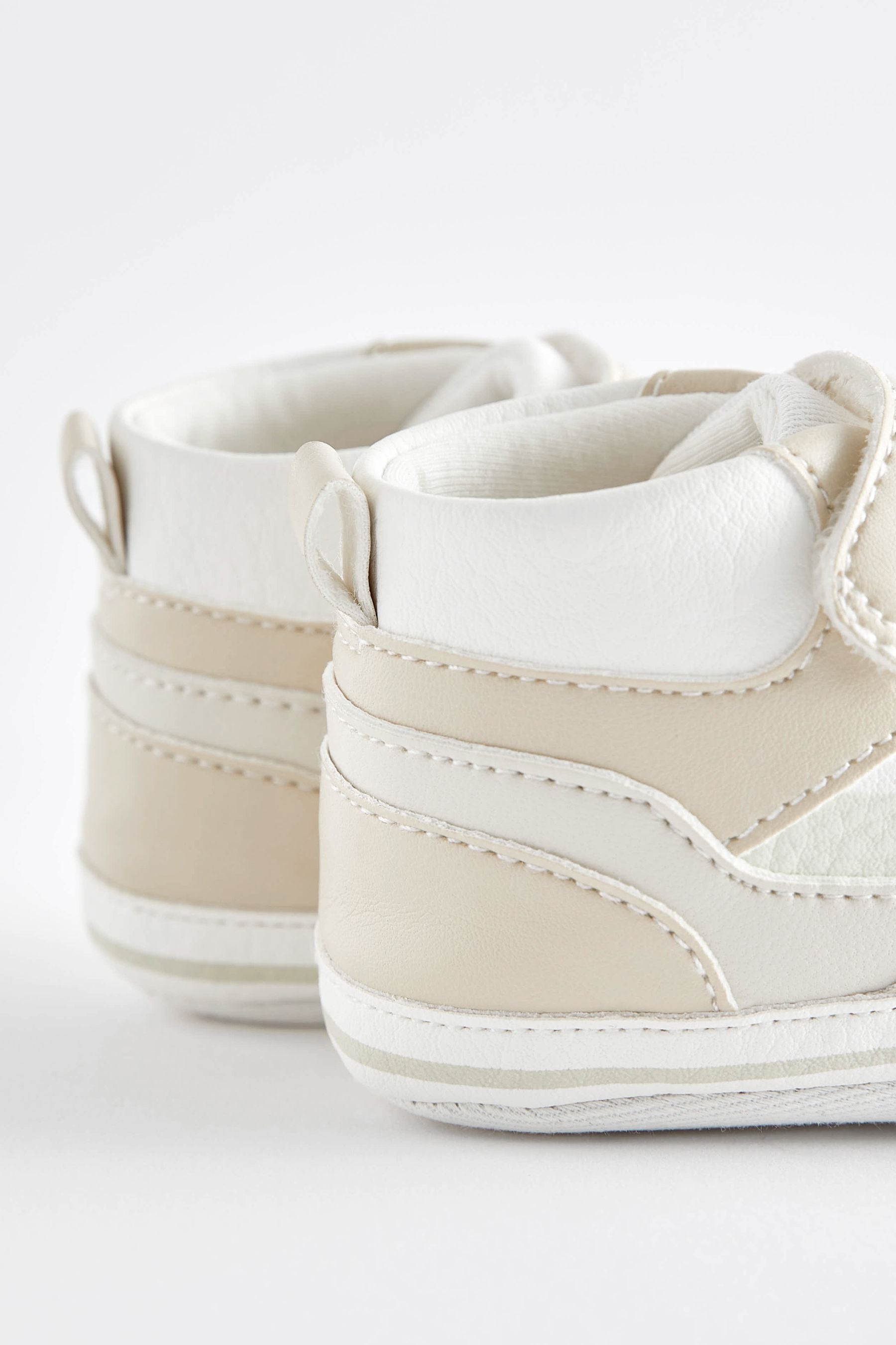 White High Top Baby Trainers (0-24mths)