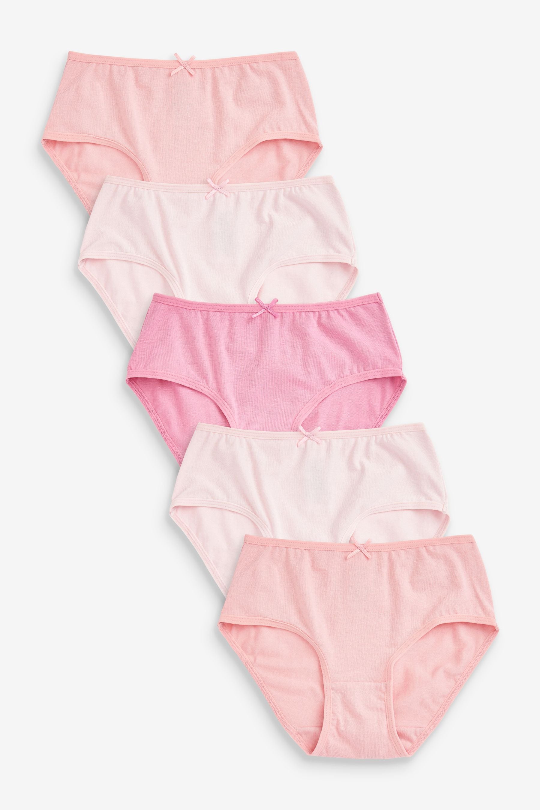 Pink Briefs 5 Pack (1.5-12yrs)