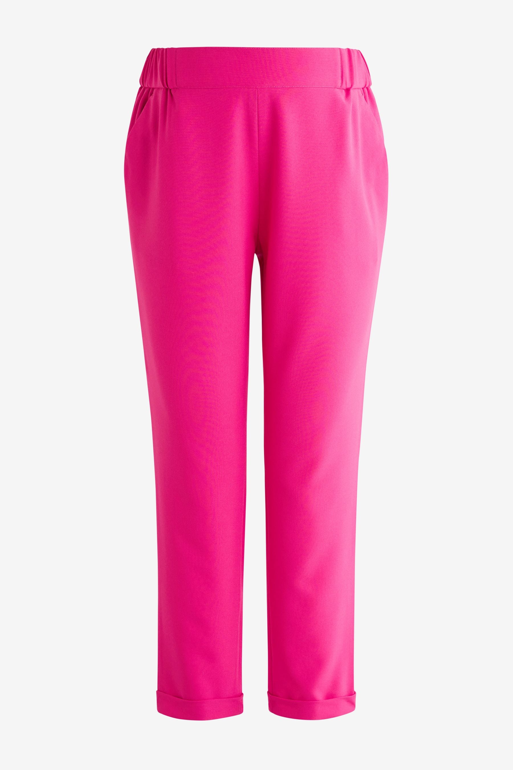 Pink Maternity Tapered Trousers