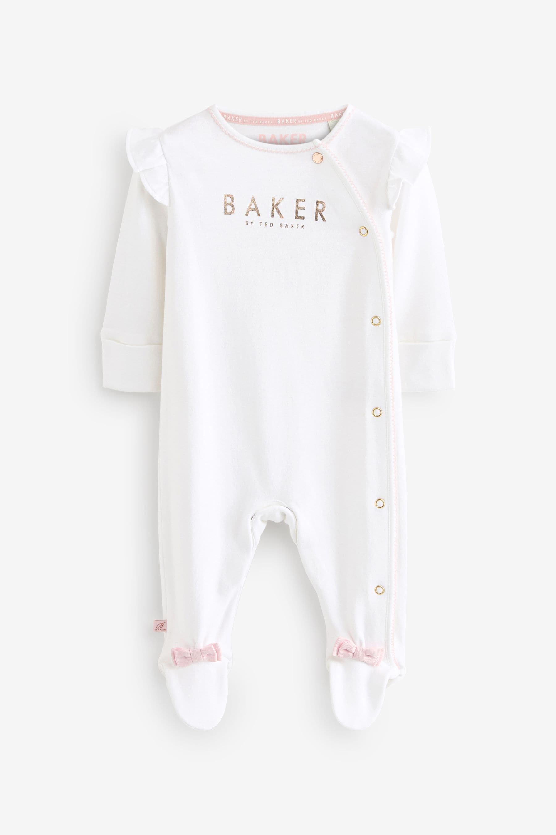 Baker by Ted Baker 100% Cotton Sleepsuits 3 Pack