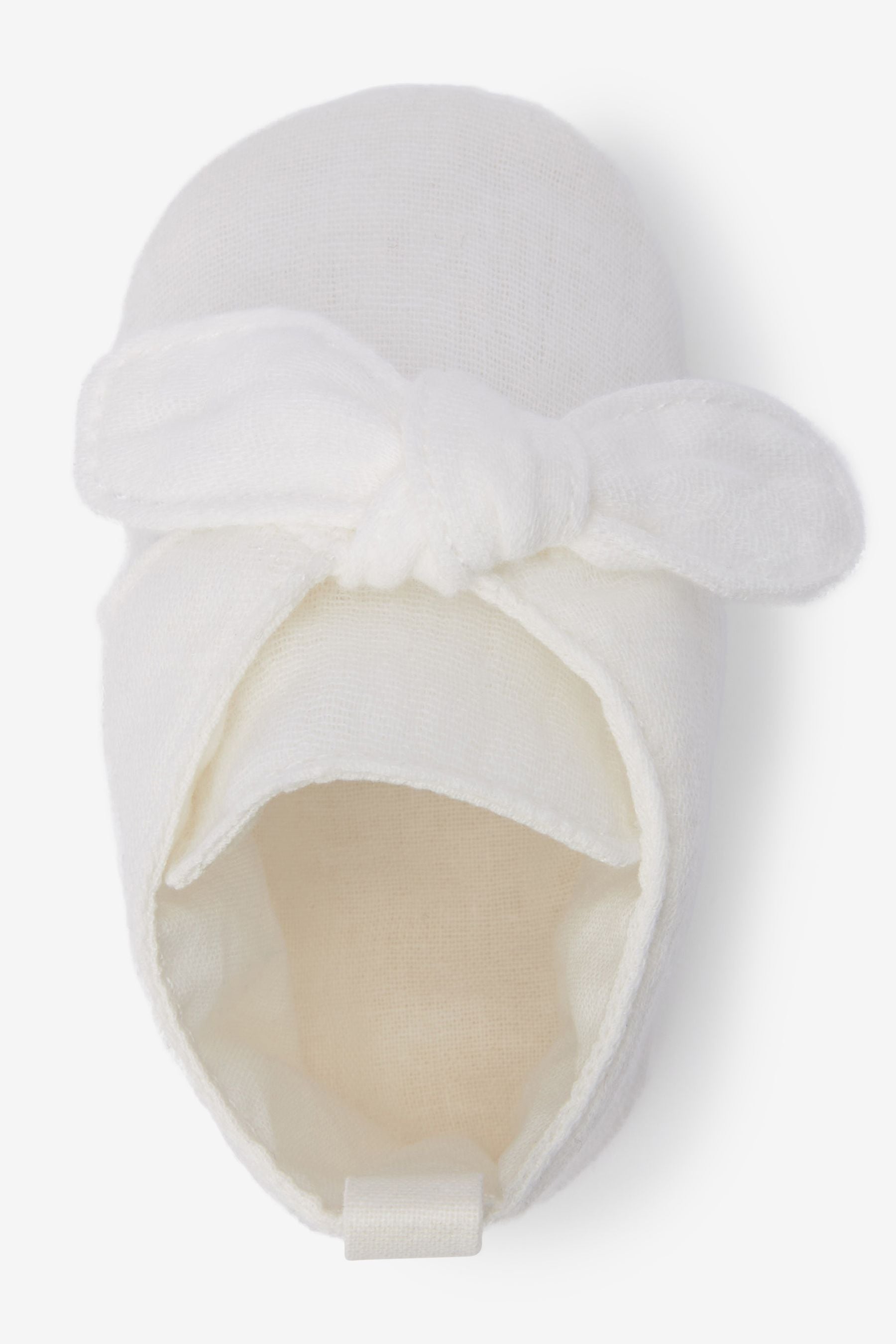 White Bootie Baby Shoes (0-18mths)