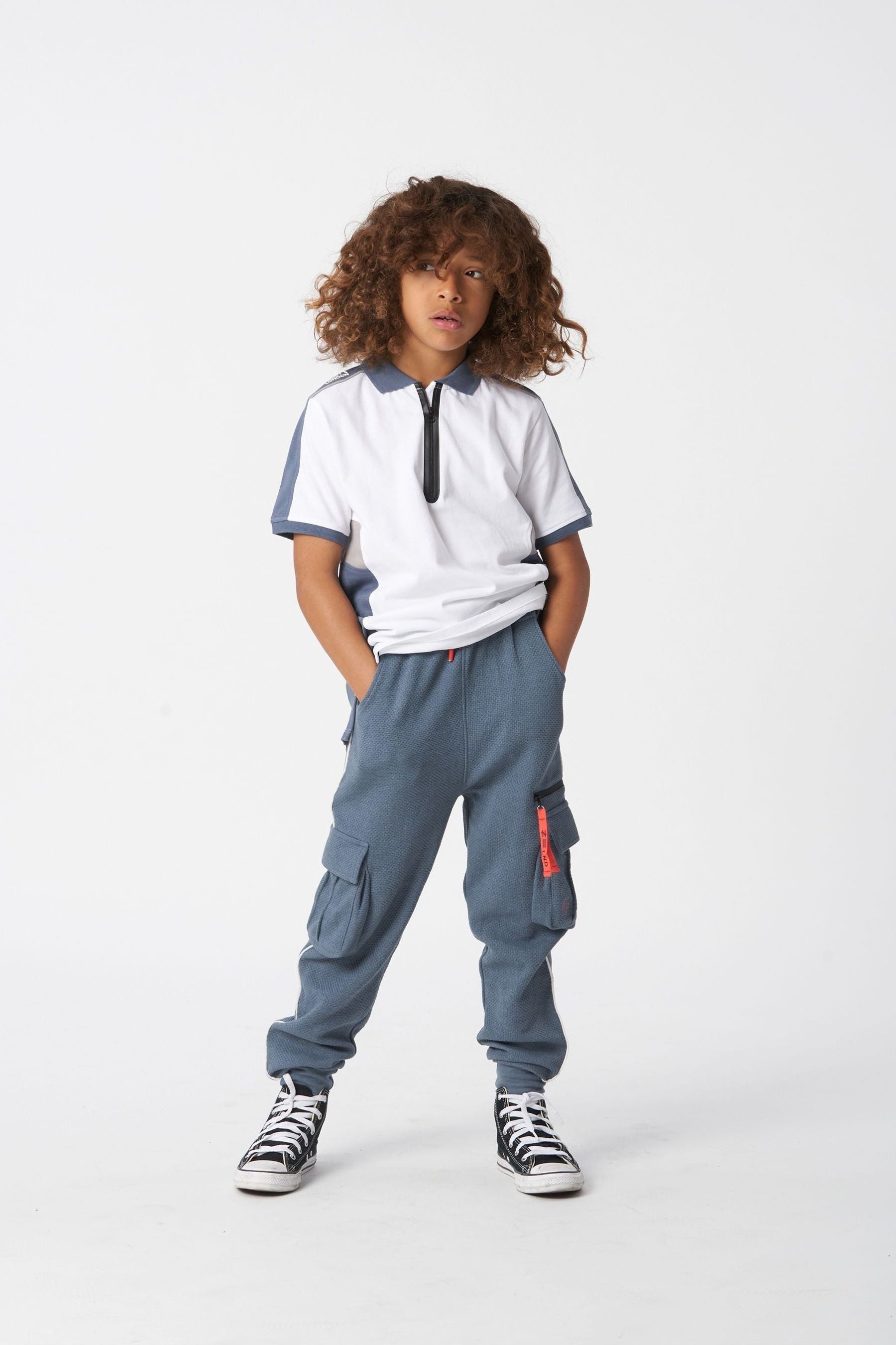 Angel & Rocket Blue Frank Pocket Cargo Joggers