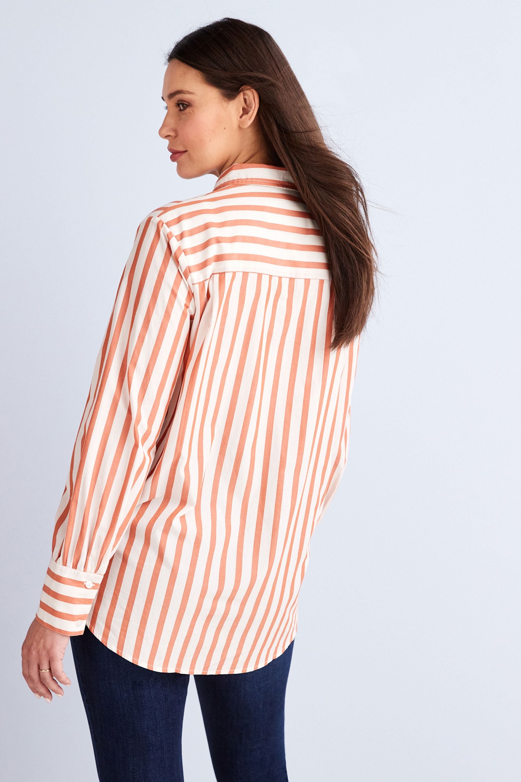 Stripe Maternity/Nursing Button Down Shirt