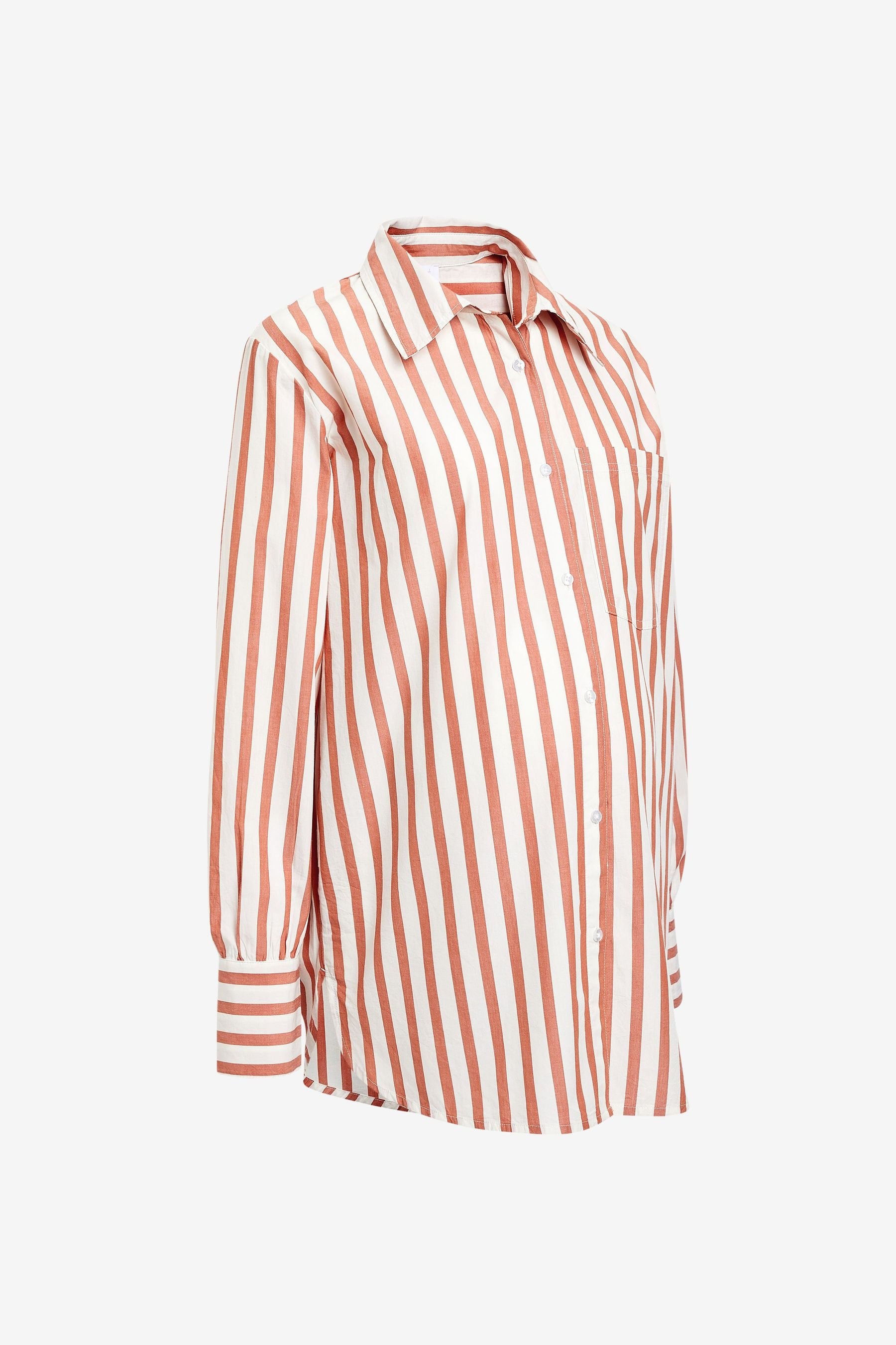 Stripe Maternity/Nursing Button Down Shirt