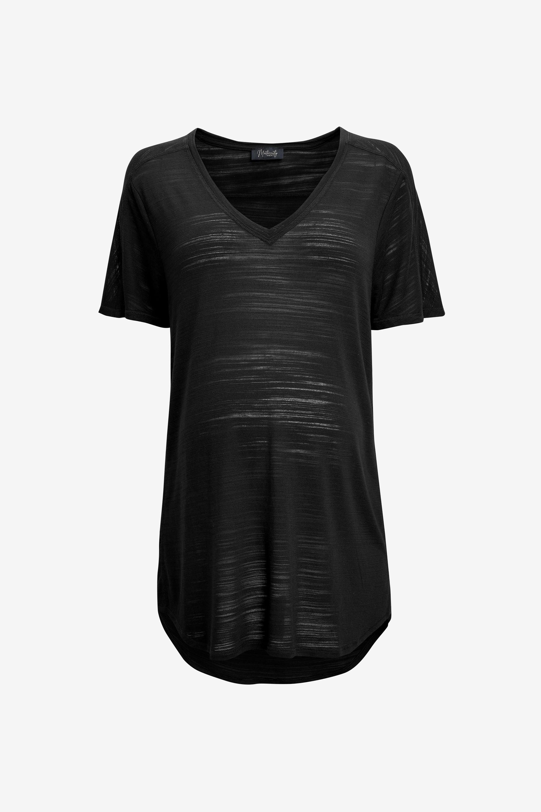 Black Maternity Sports T-Shirt