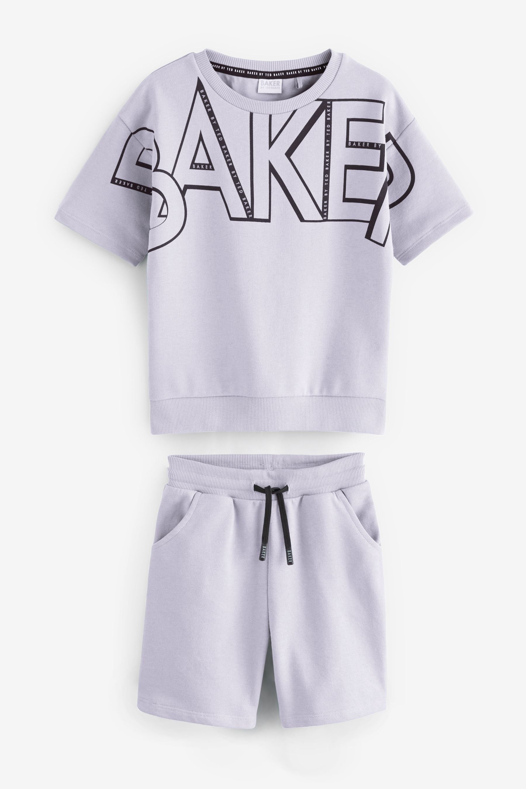 Baker by Ted Baker Letter Sweater and Shorts Set