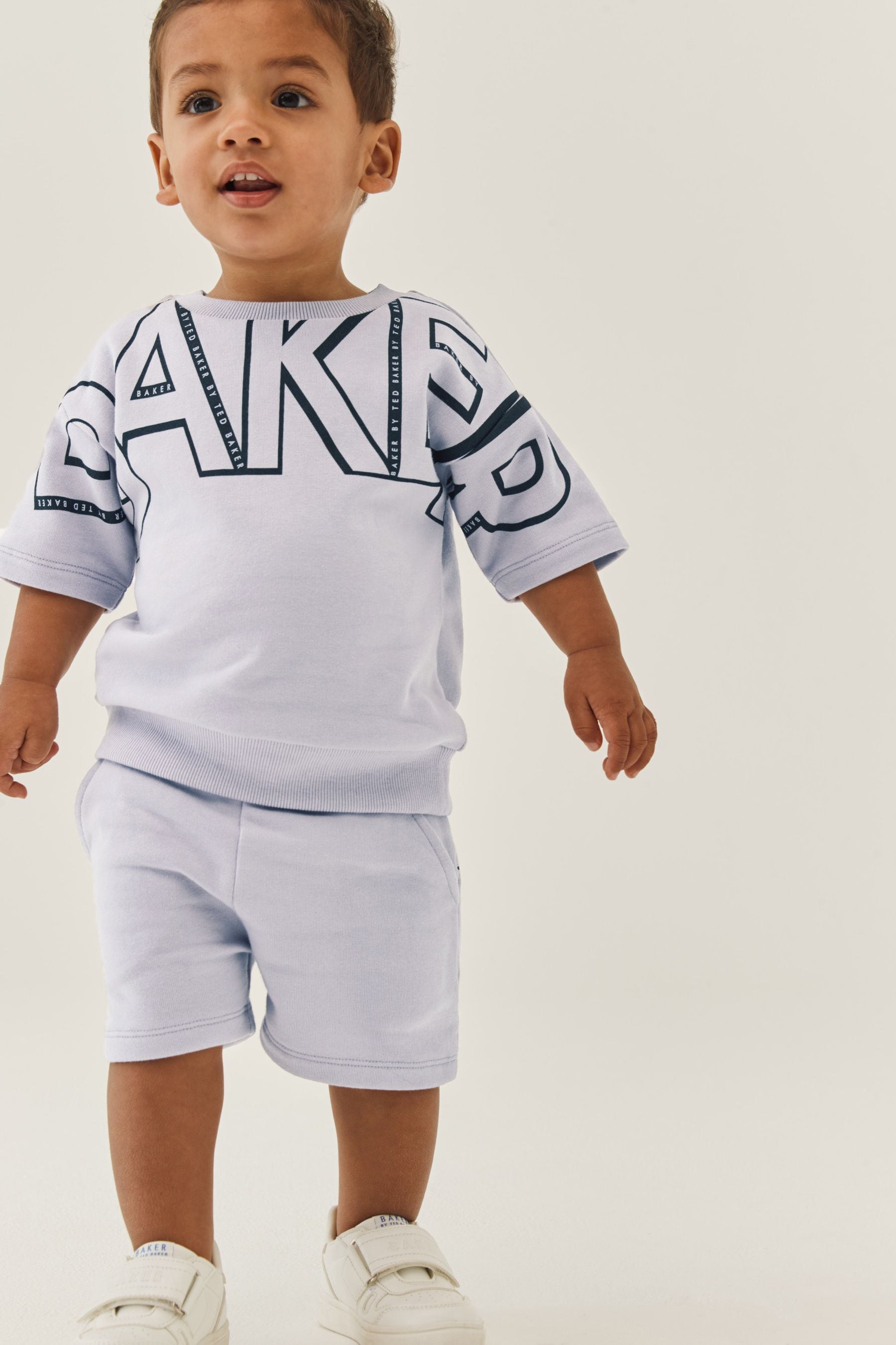 Baker by Ted Baker Letter Sweater and Shorts Set