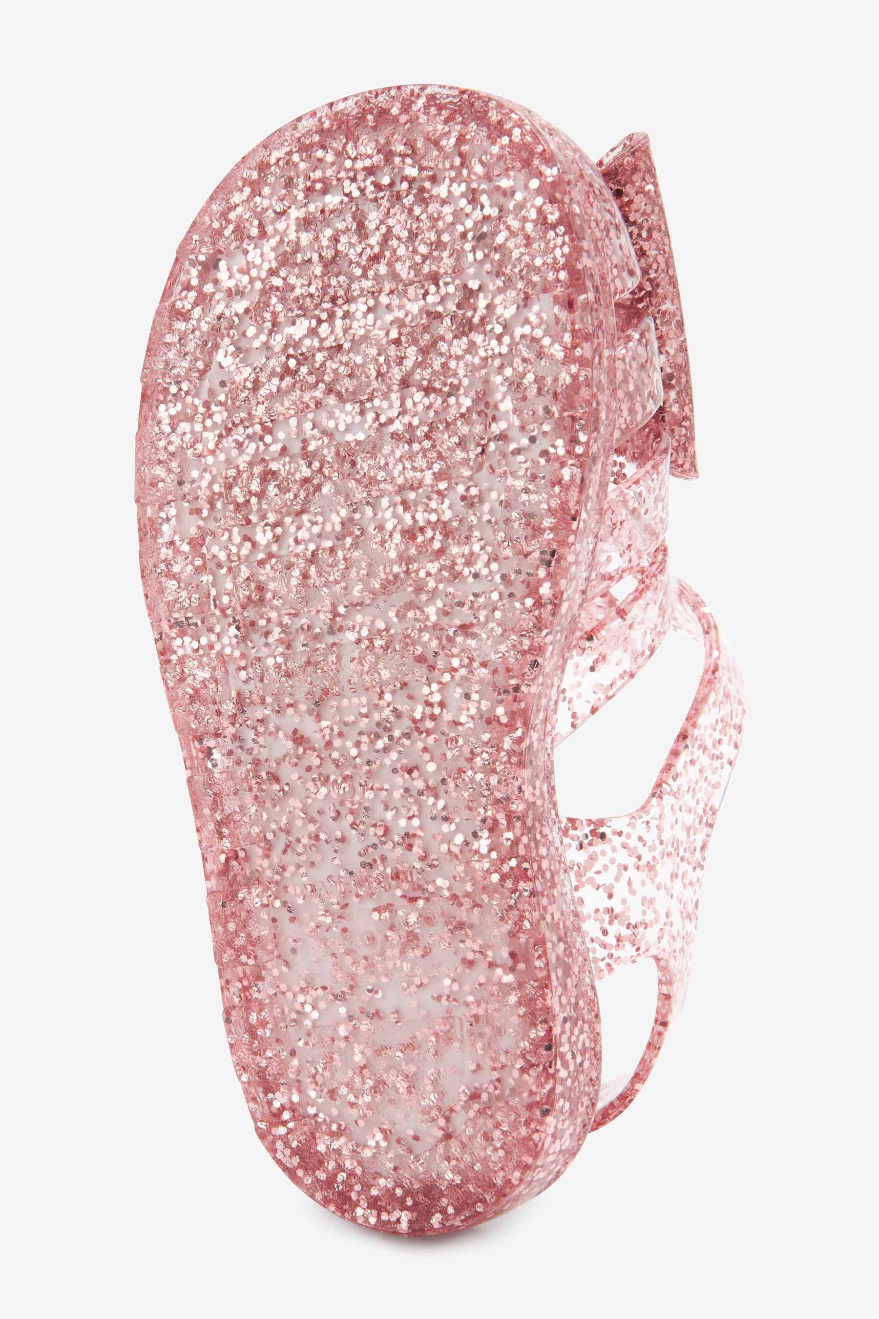 Baker by Ted Baker Pink Glitter Jelly Shoes