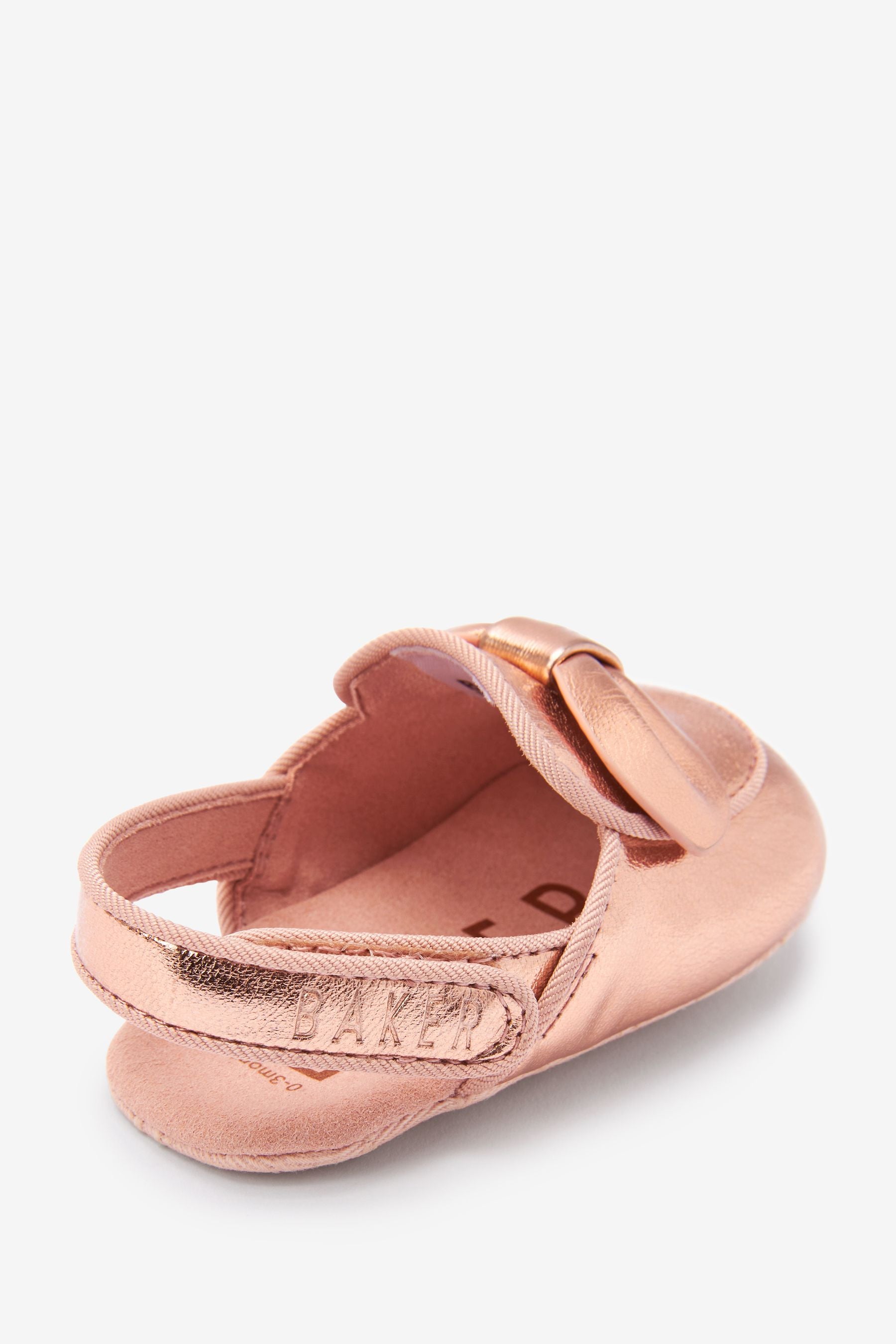 Baker by Ted Baker Rose Gold Loafer Bow Padders