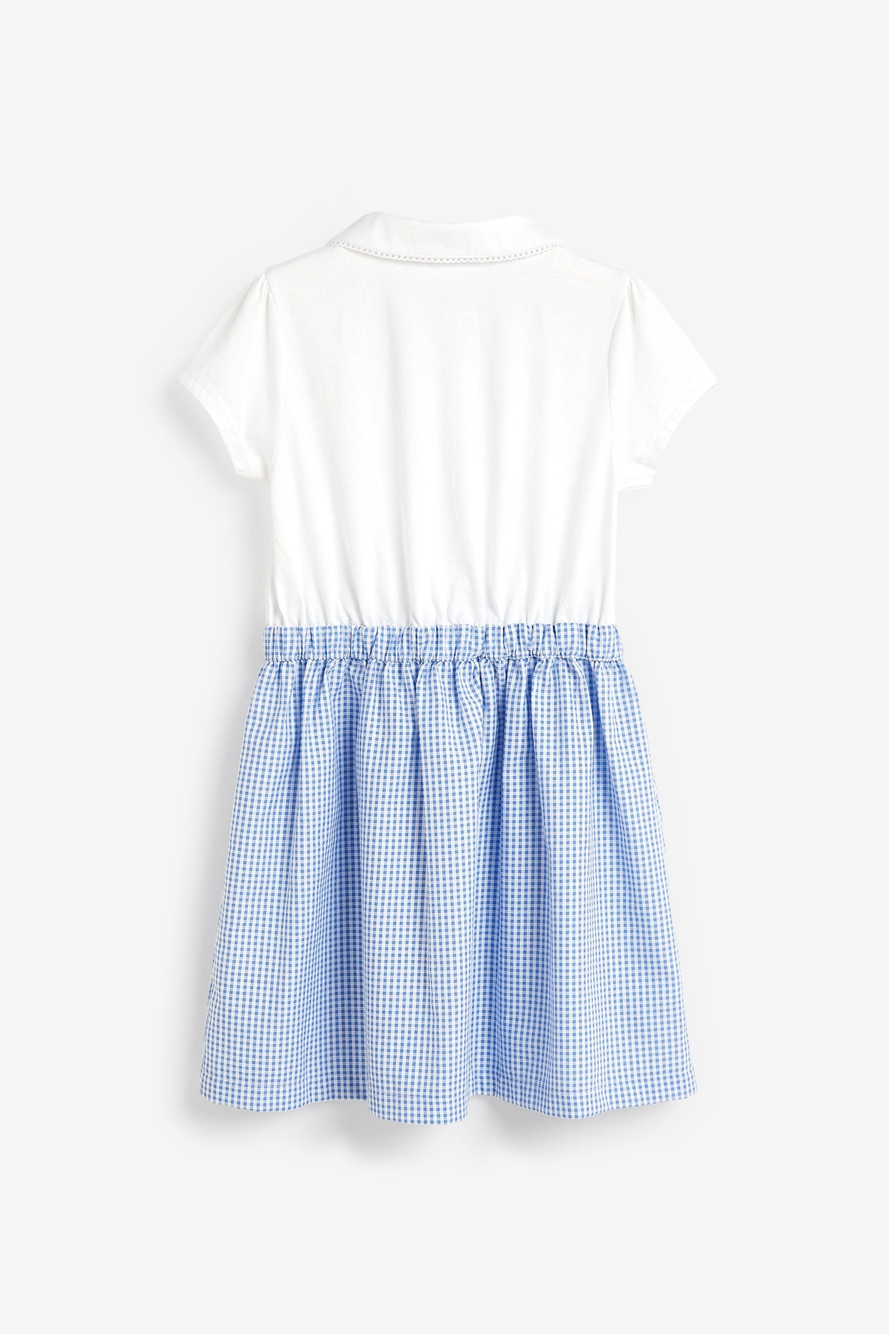 Blue School Gingham Skirt Dress (3-14yrs)