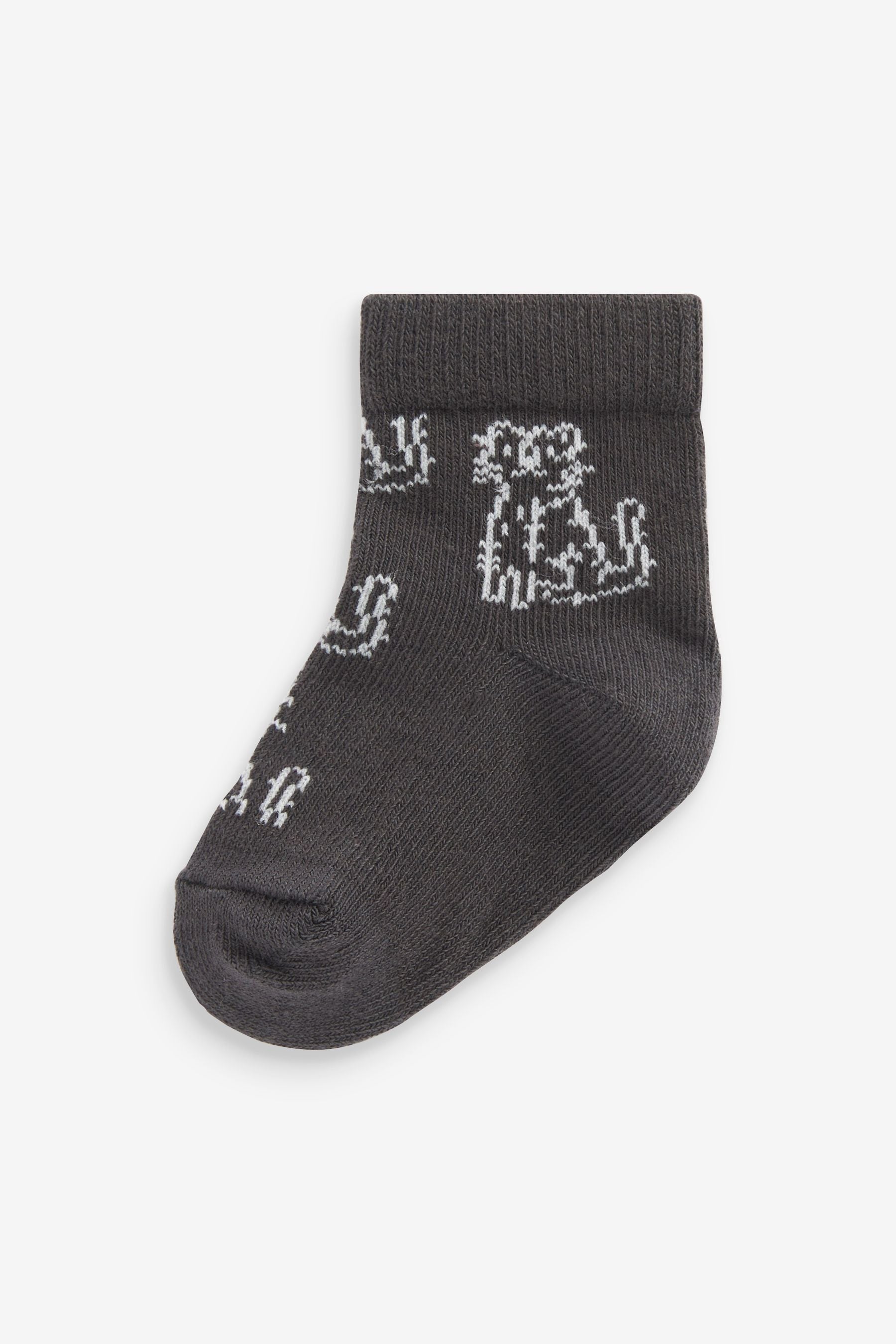 Brown Lion Baby Socks 5 Pack (0mths-2yrs)