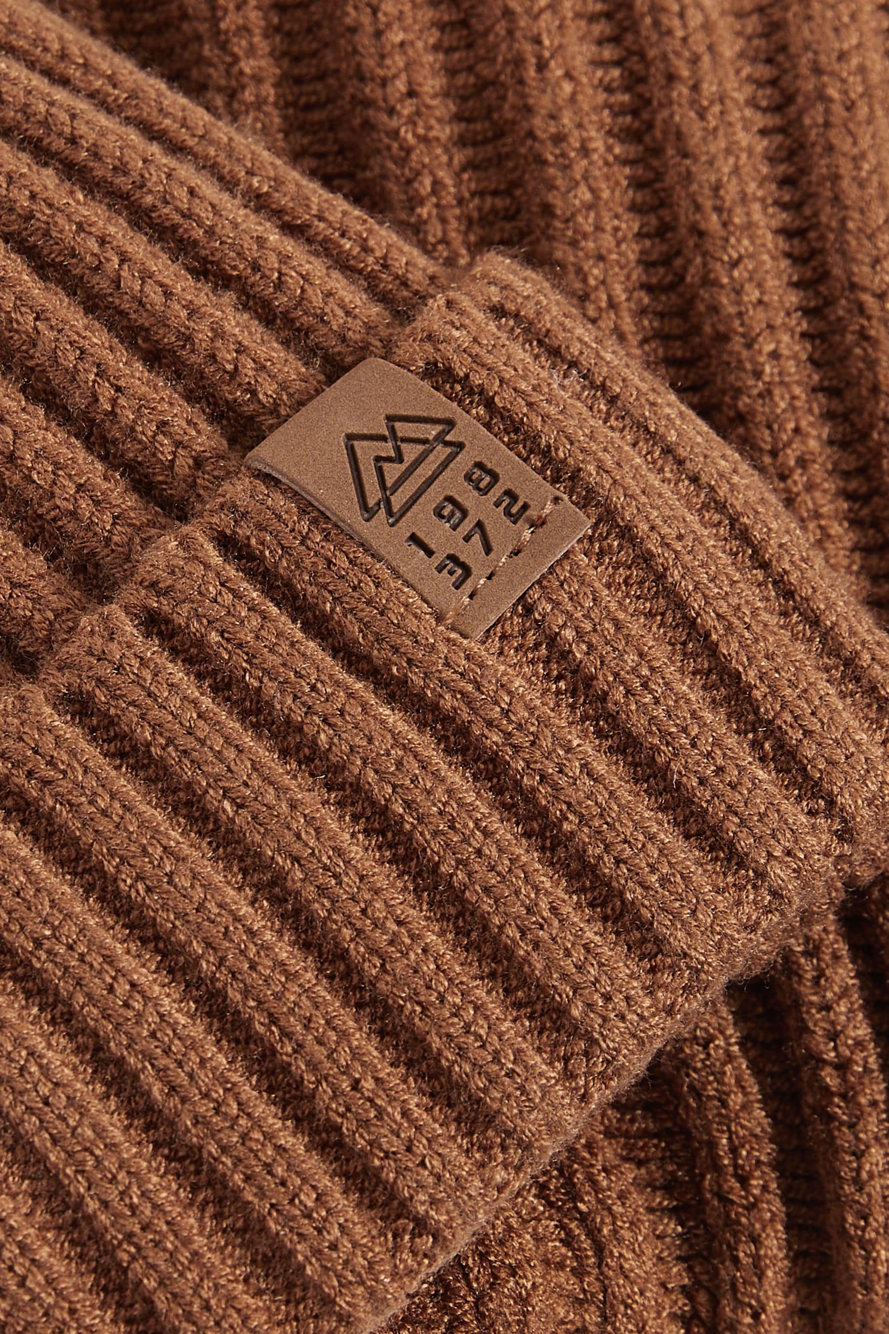 Rust Brown Knitted Snood and Hat Set (1-16yrs)