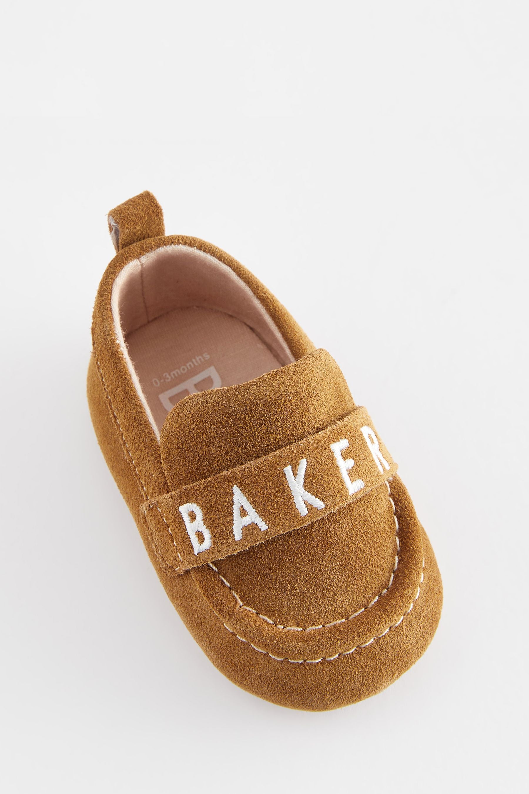 Dark Tan Baker by Ted Baker Baby Boys Padders Loafers