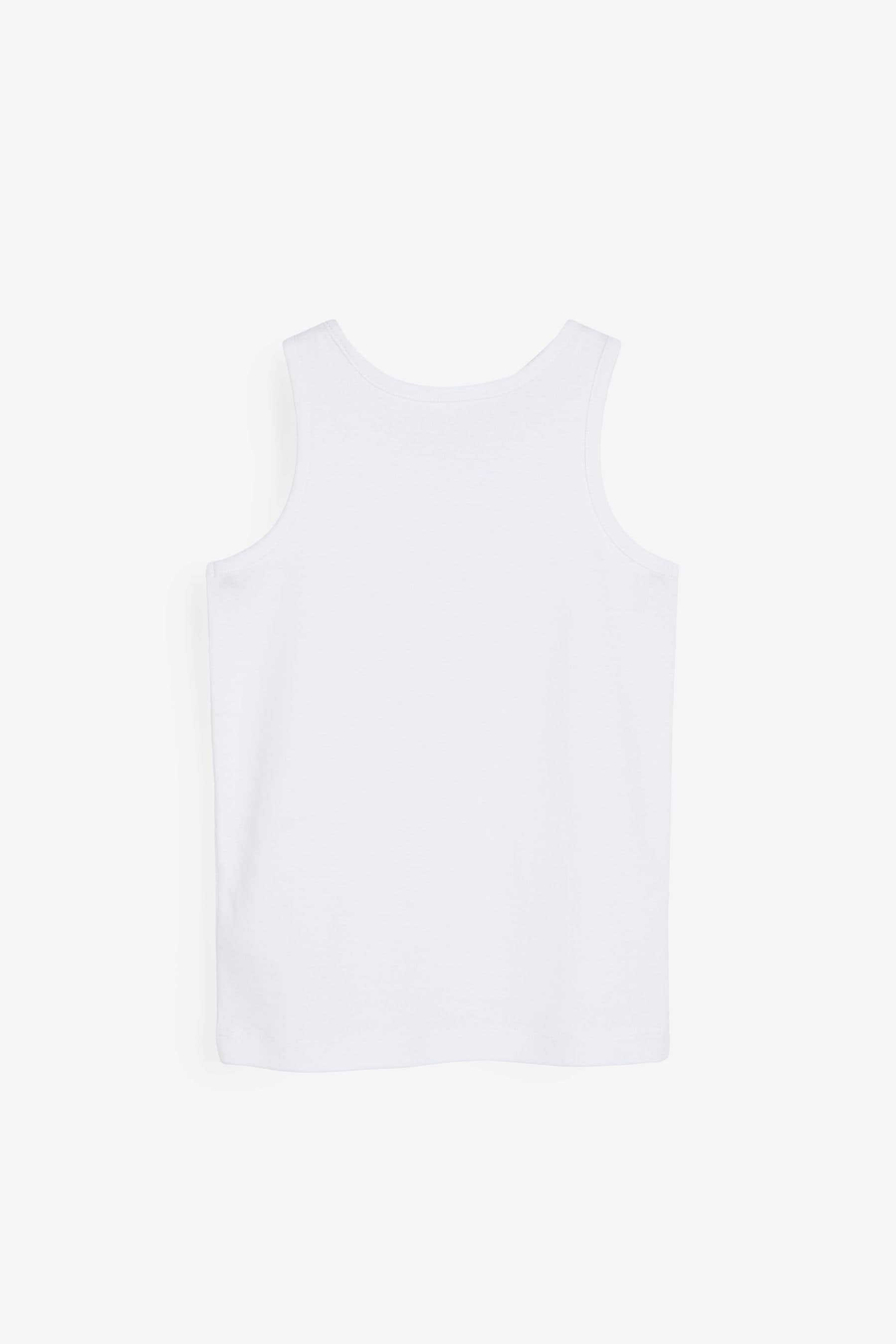 White Vests 5 Pack (1.5-16yrs)