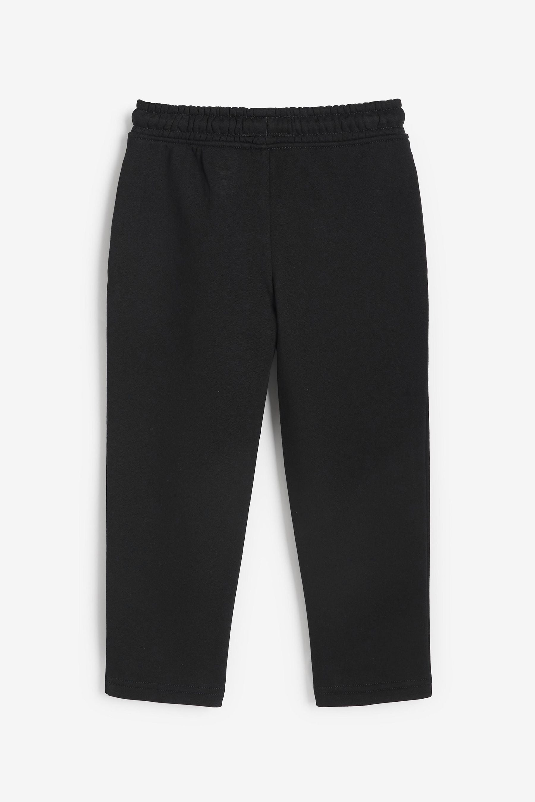 Black Straight Leg Joggers (3-16yrs)