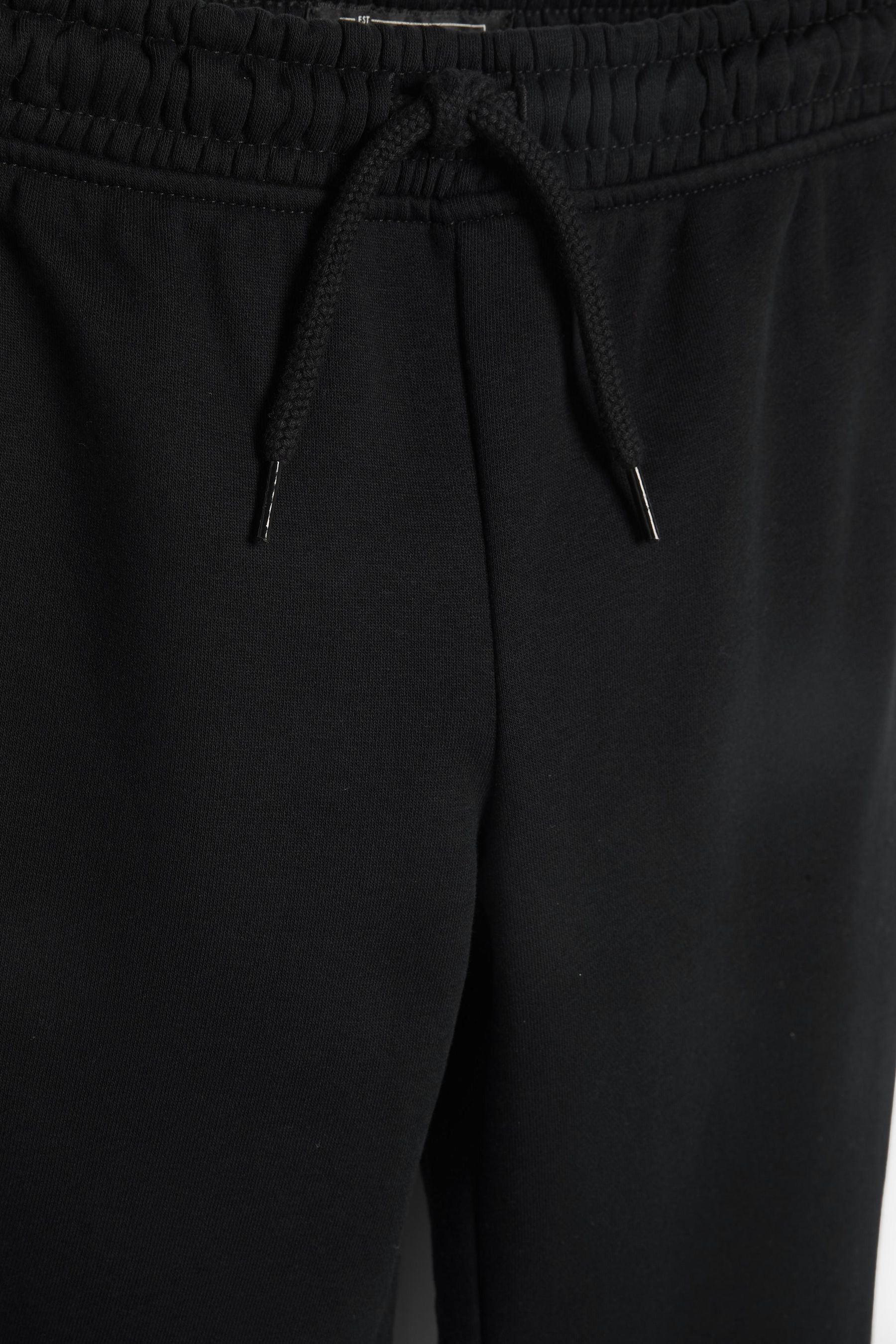 Black Straight Leg Joggers (3-16yrs)