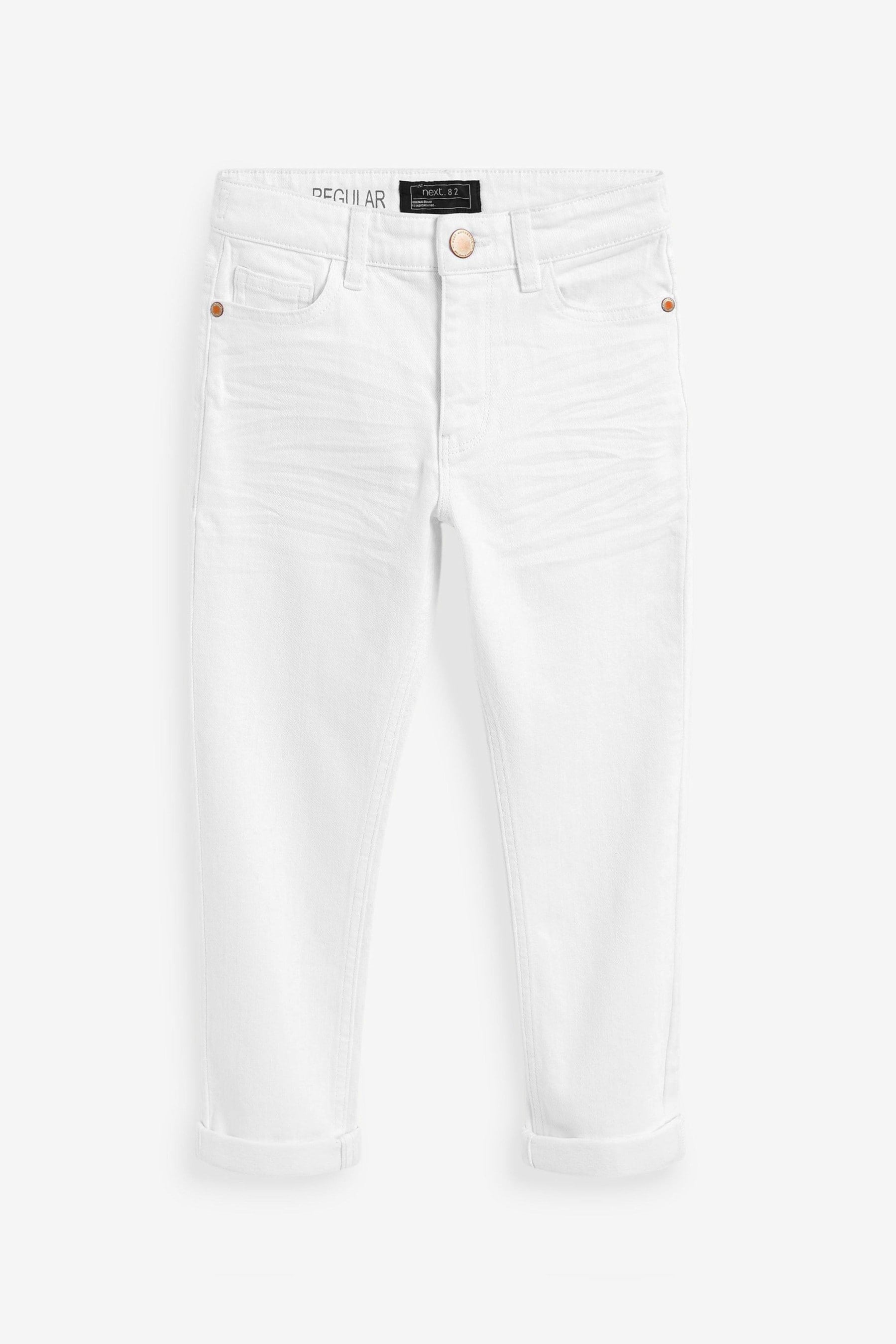 White Five Pocket Jeans (3-17yrs)