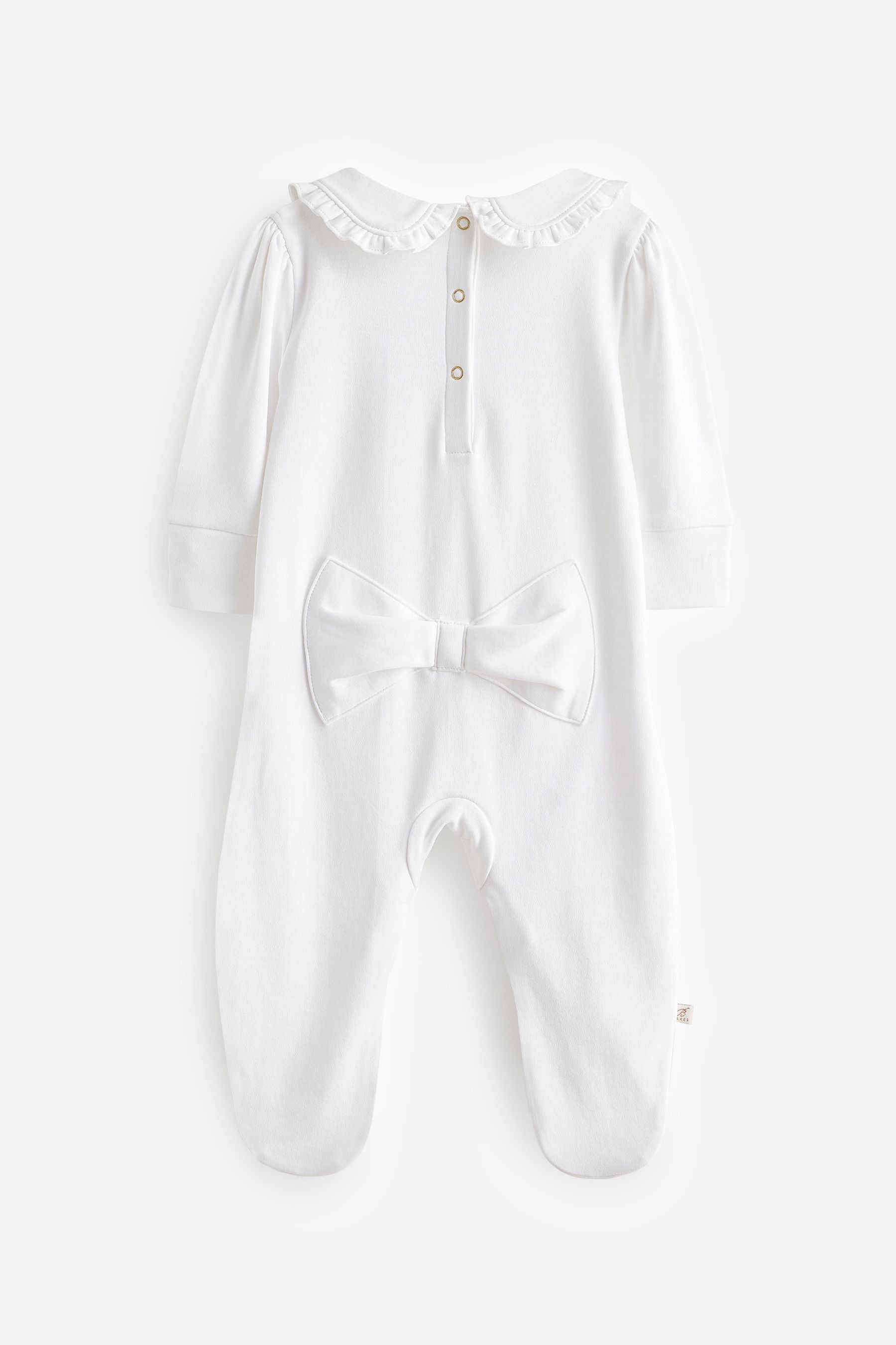 White Baker by Ted Baker Collared Sleepsuit