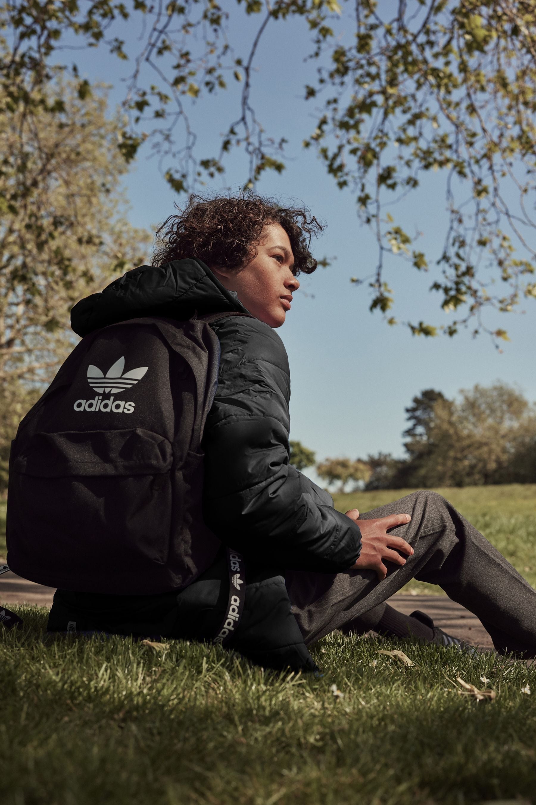 Black adidas Originals Adicolor Backpack