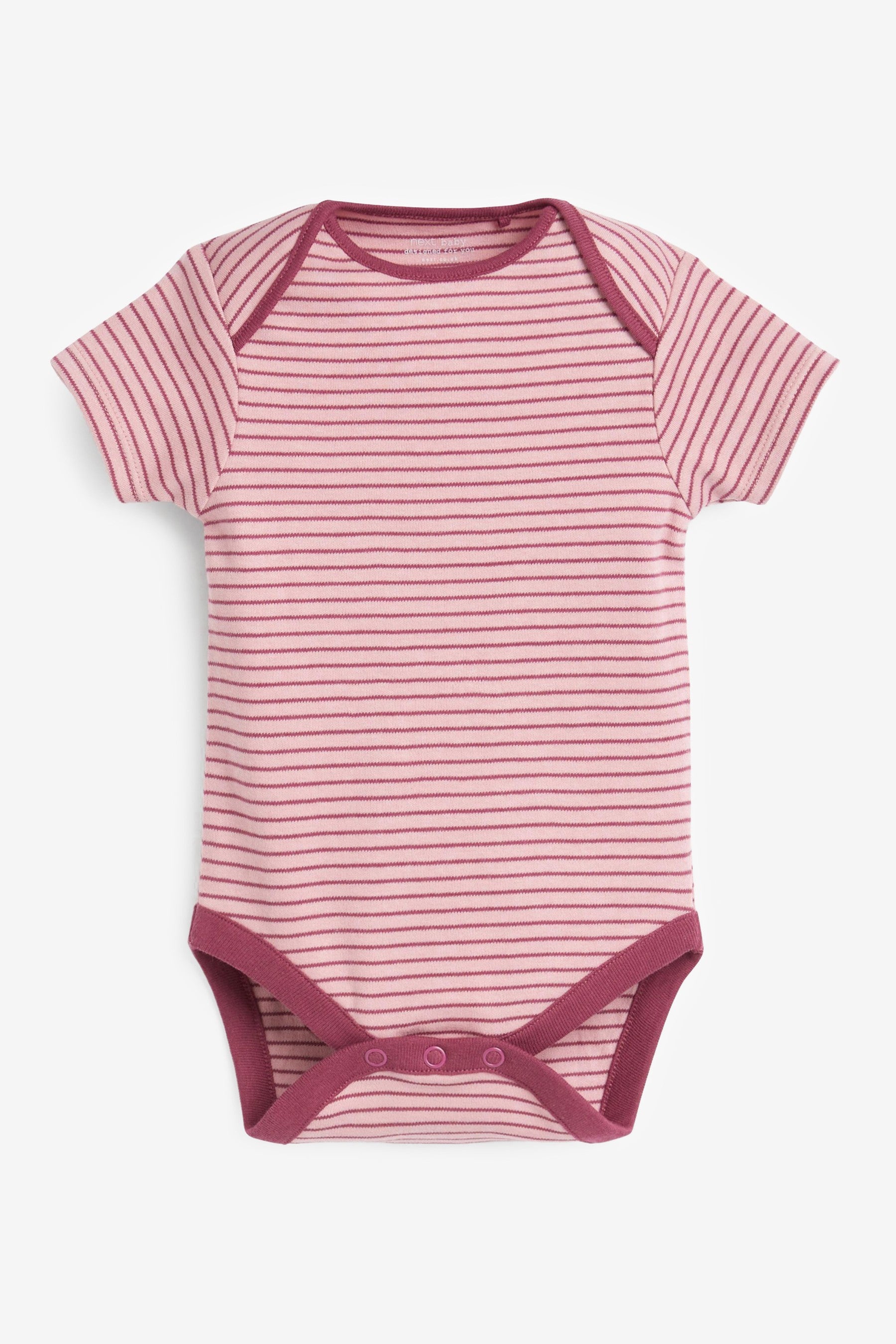 Modern Pink Baby 10 Pack Short Sleeve Bodysuits (0mths-3yrs)