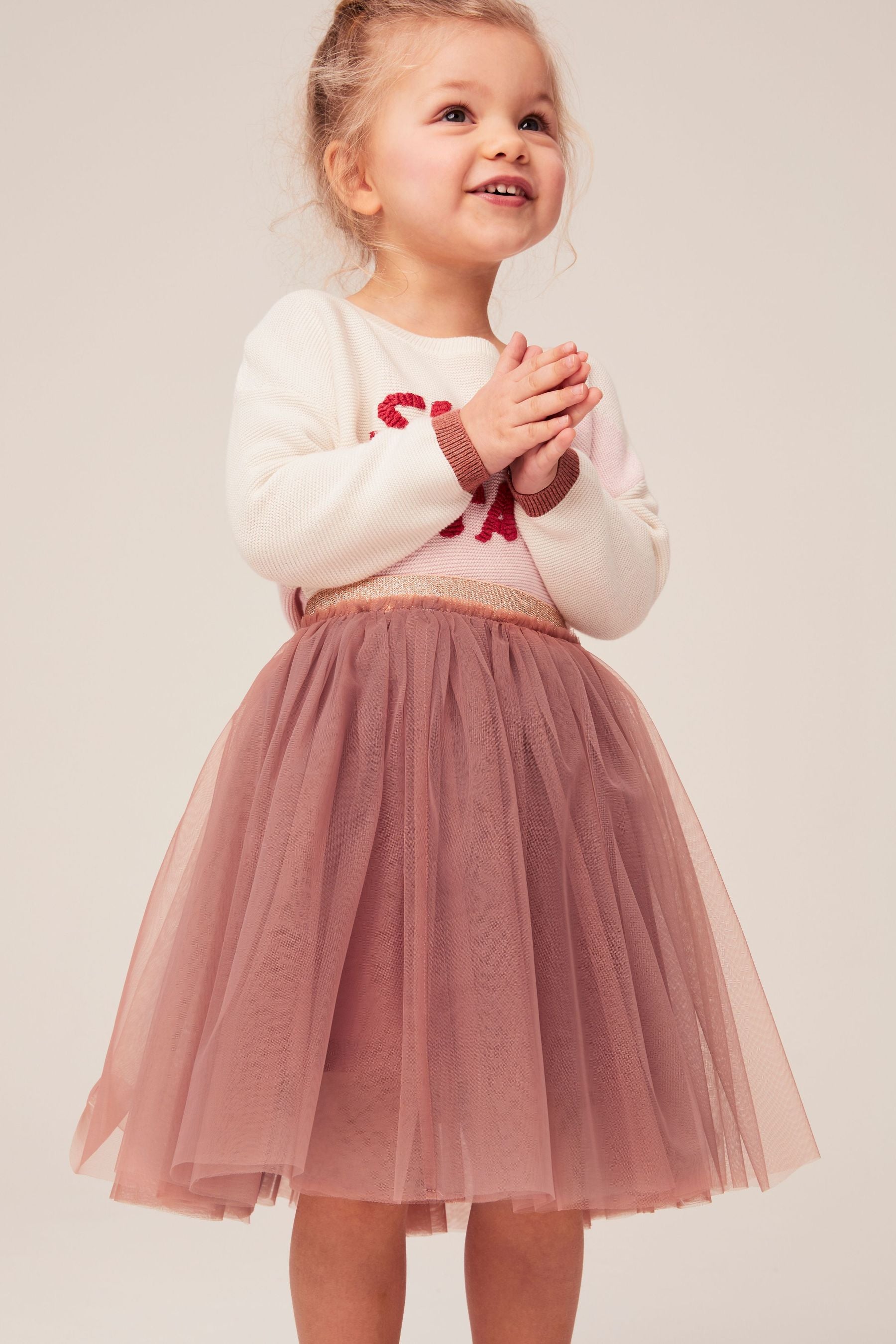 Pink Midi Tutu Skirt (3mths-7yrs)