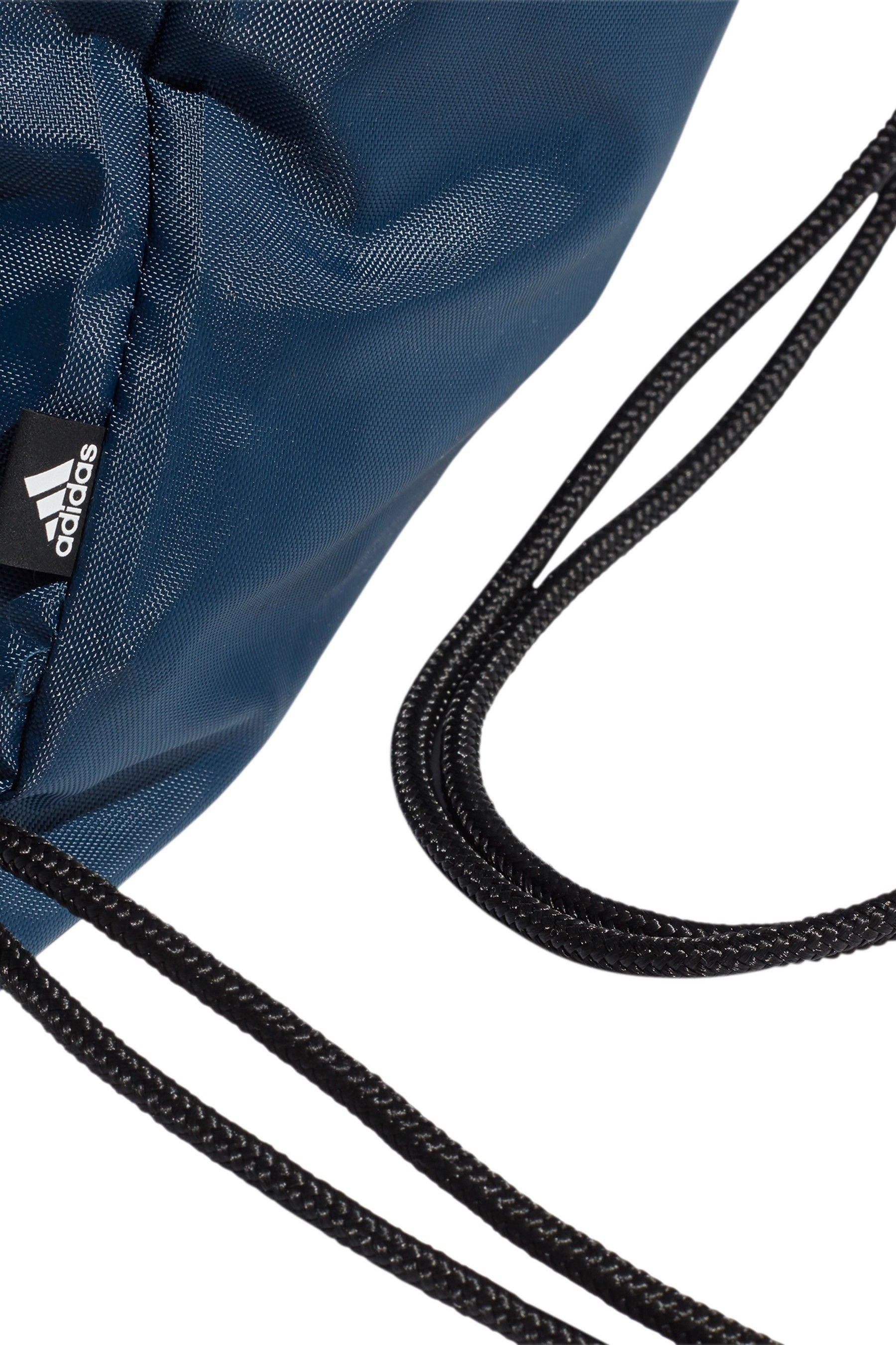 Navy adidas Adult Essentials Logo Gym Sack