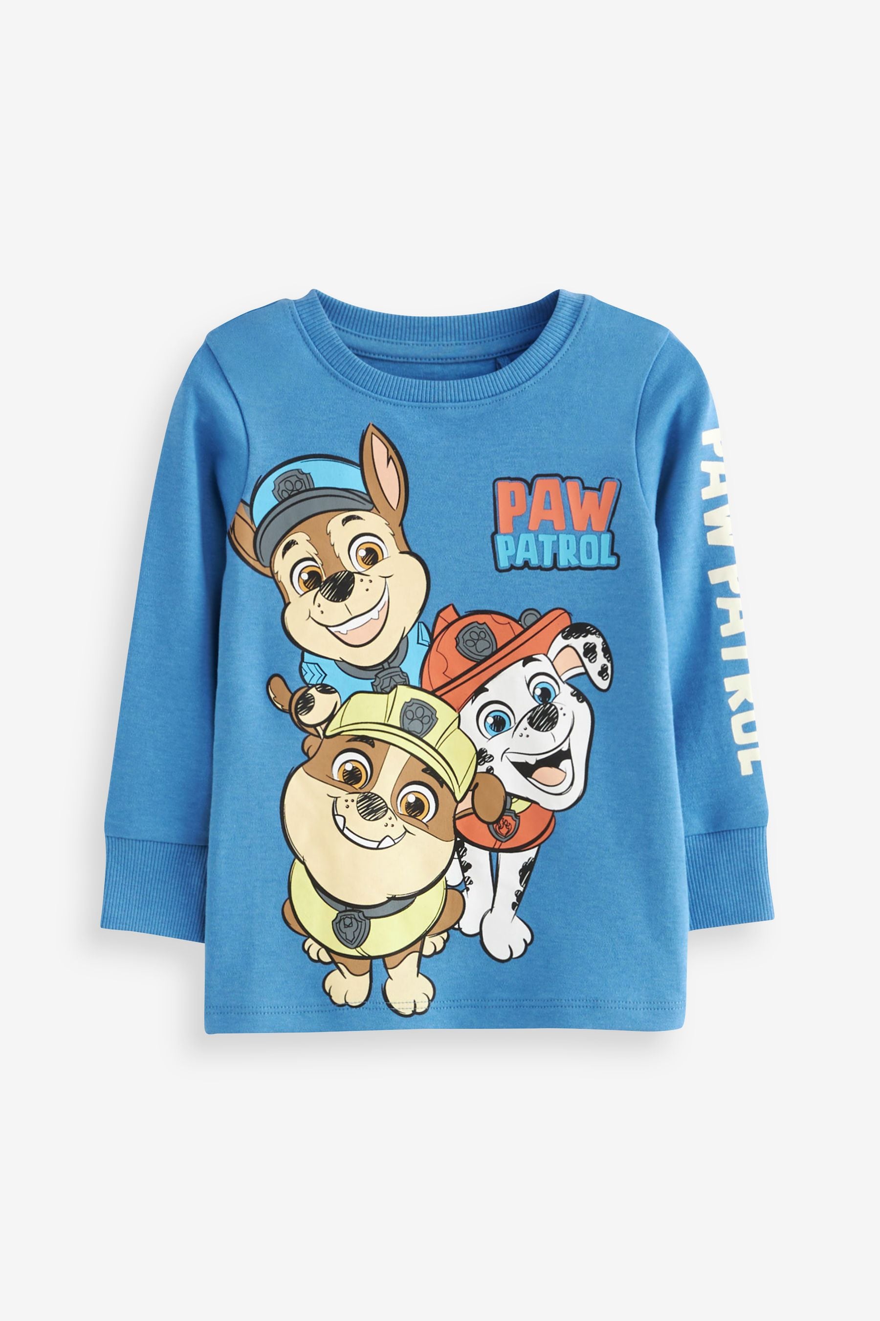 PAW Patrol Blue/Ecru Cream Snuggle Pyjamas 2 Pack (9mths-9yrs)