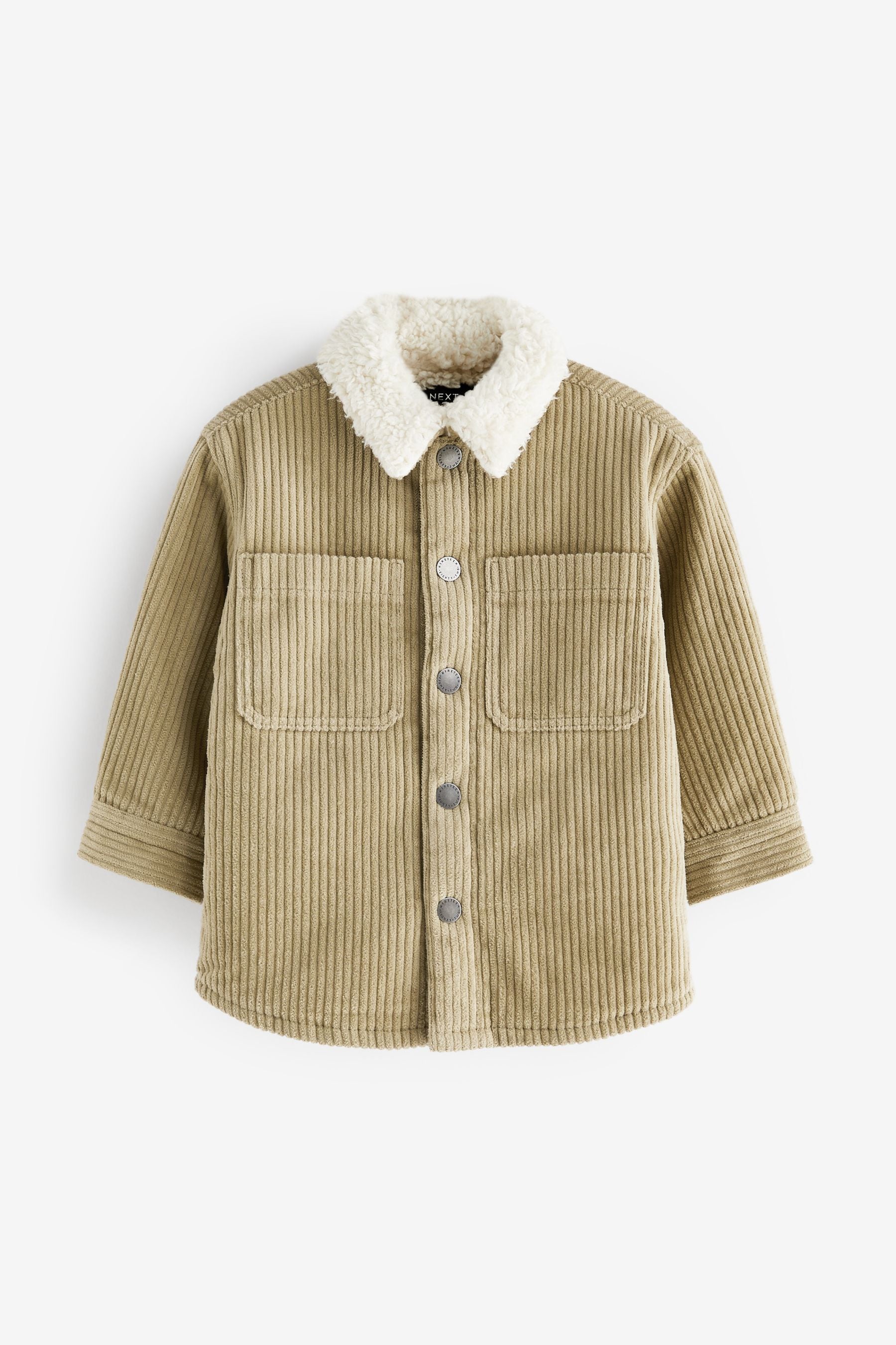 Tan Brown Corduroy Shacket (3mths-12yrs)