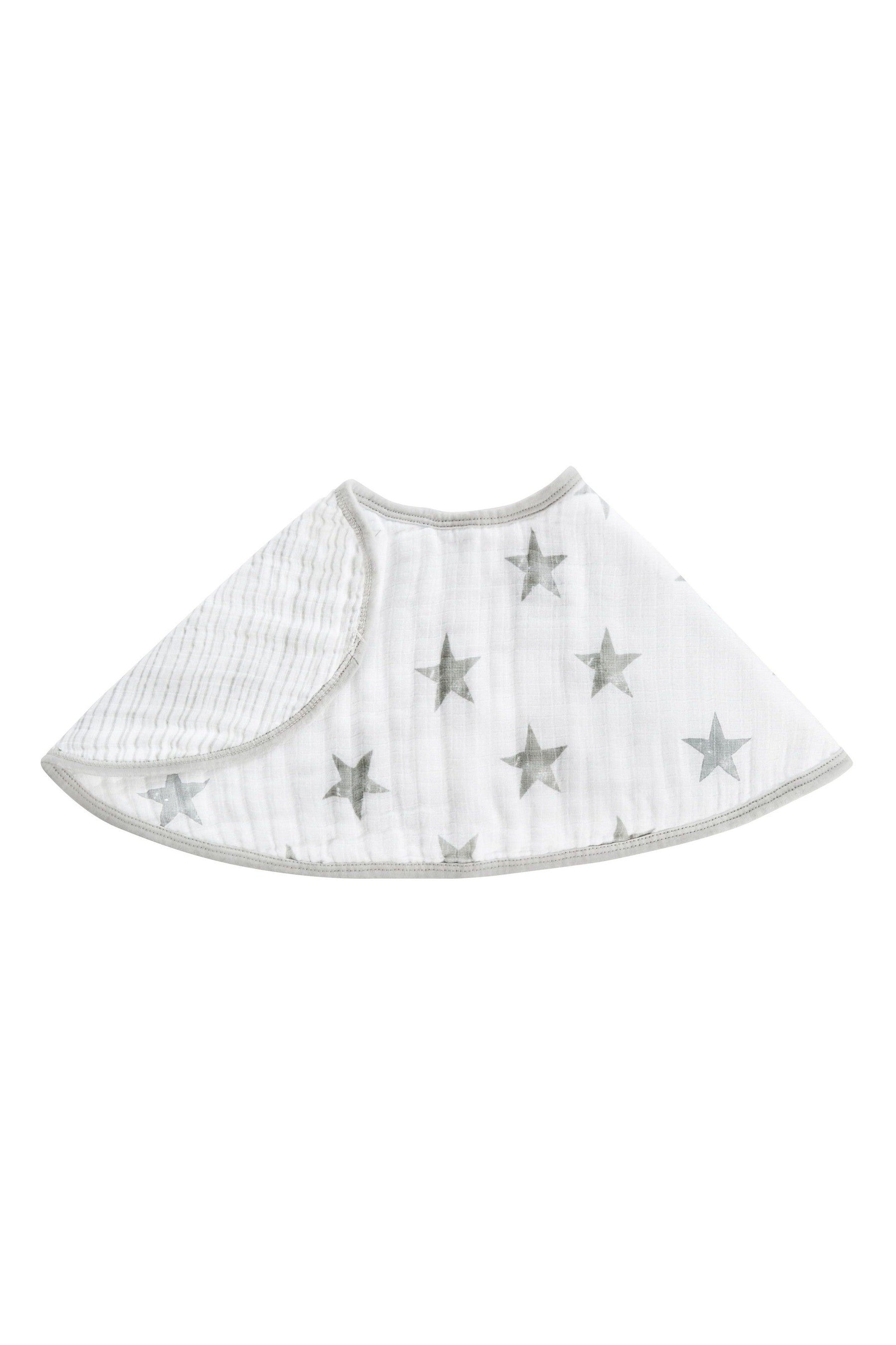 aden + anais Essentials Grey Burpy Bib