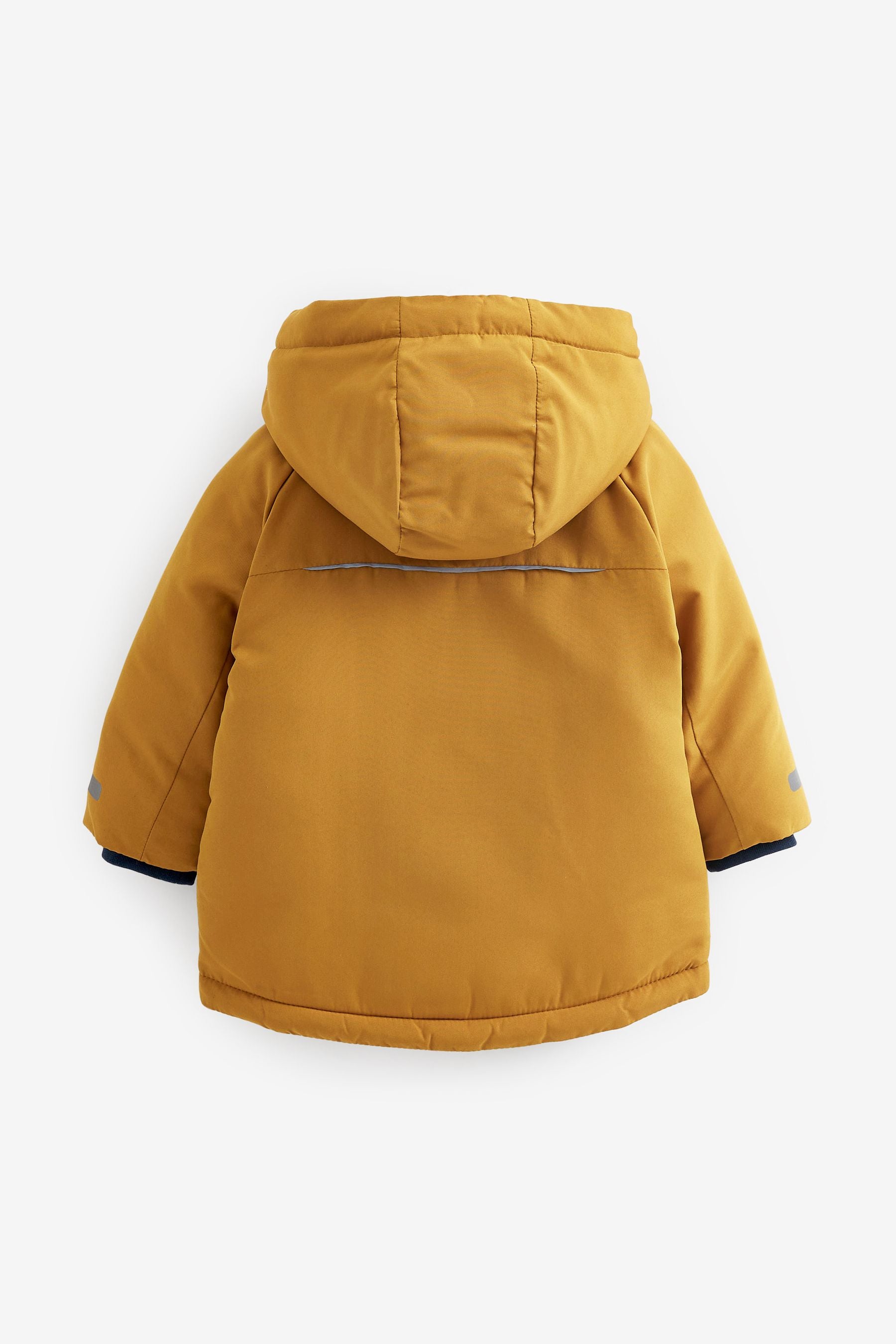 Ochre Yellow Shower Resistant Parka Coat (3mths-7yrs)