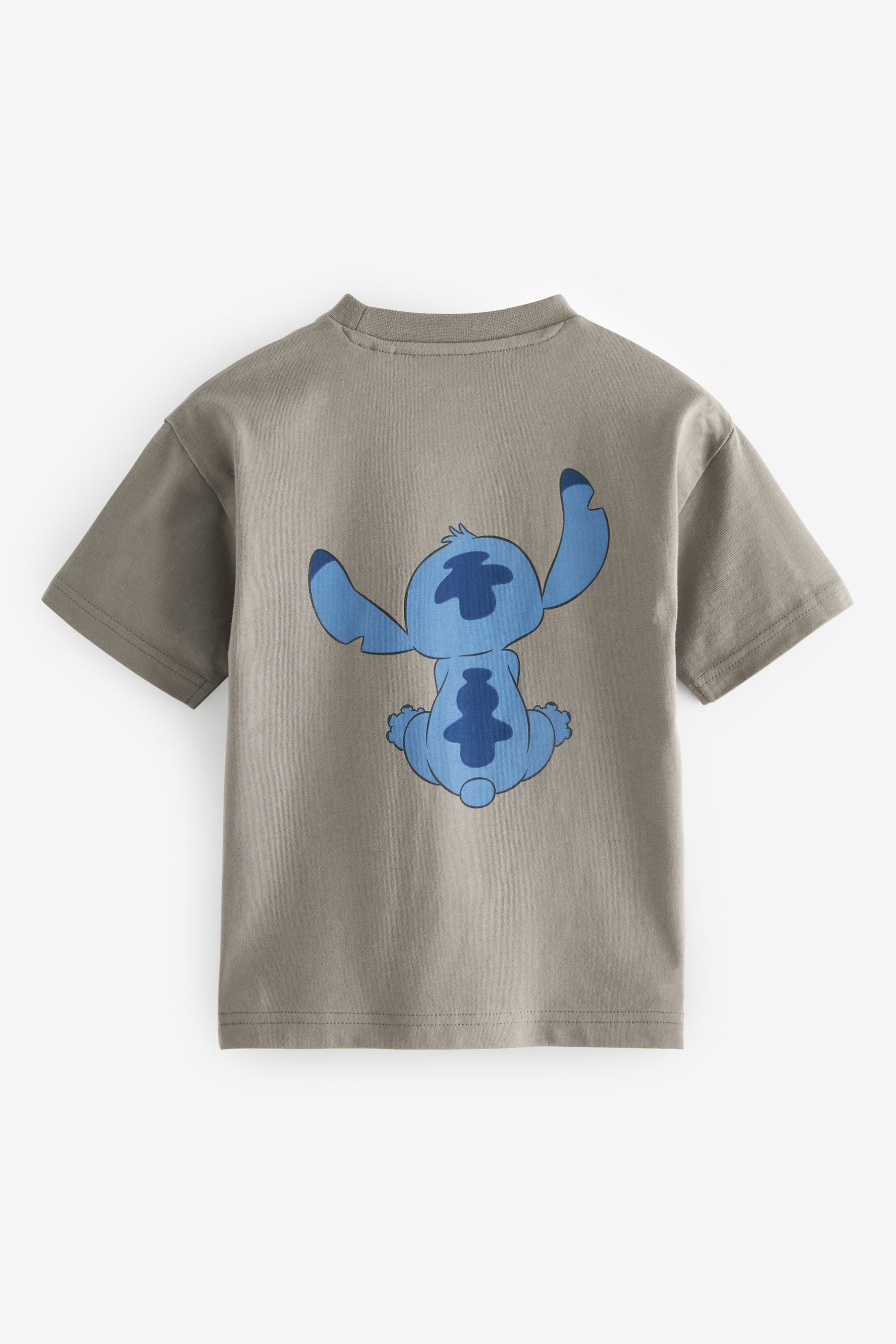 Grey Lilo & Stitch Short Sleeve T-Shirt (3mths-7yrs)