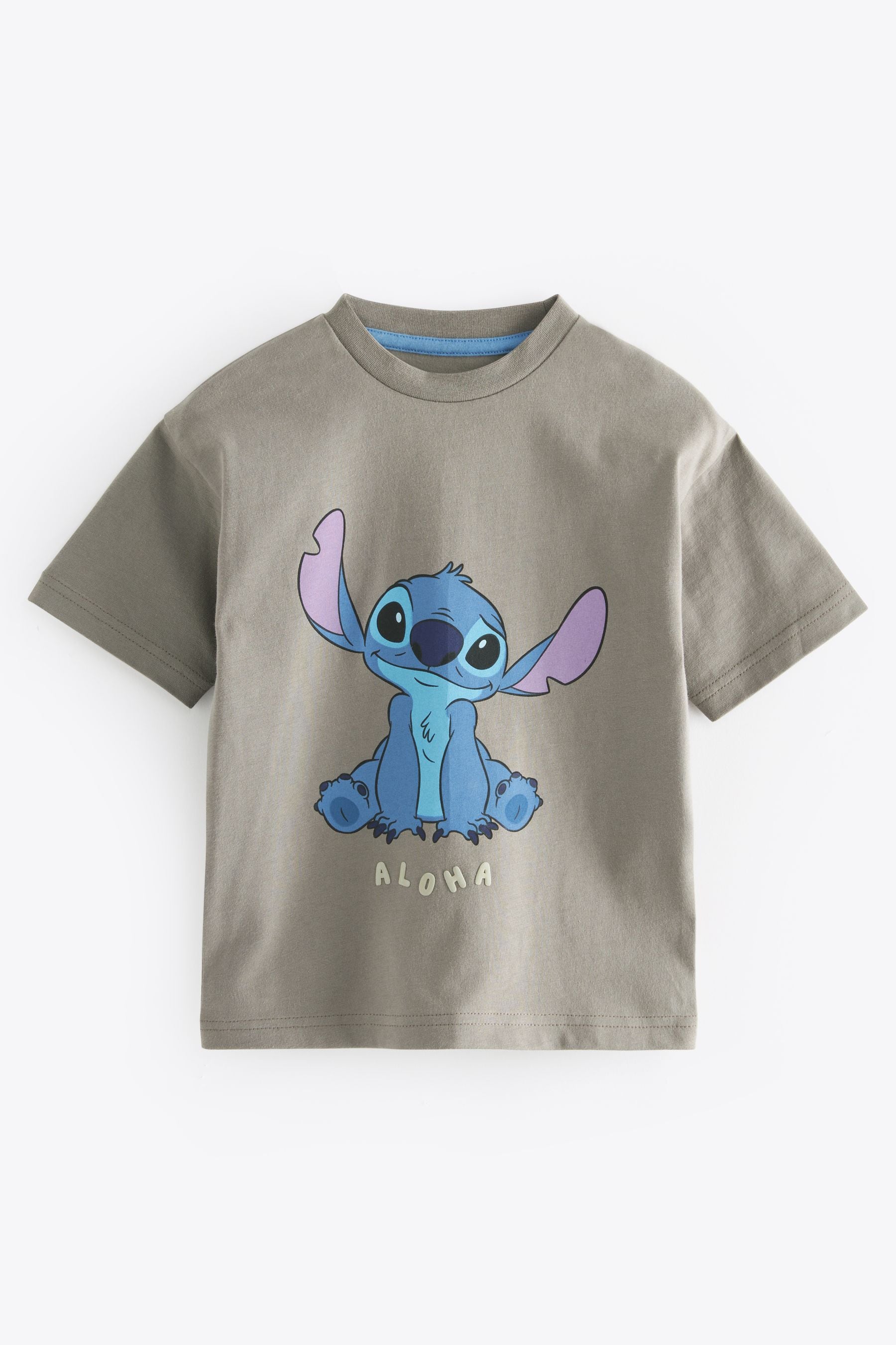 Grey Lilo & Stitch Short Sleeve T-Shirt (3mths-7yrs)