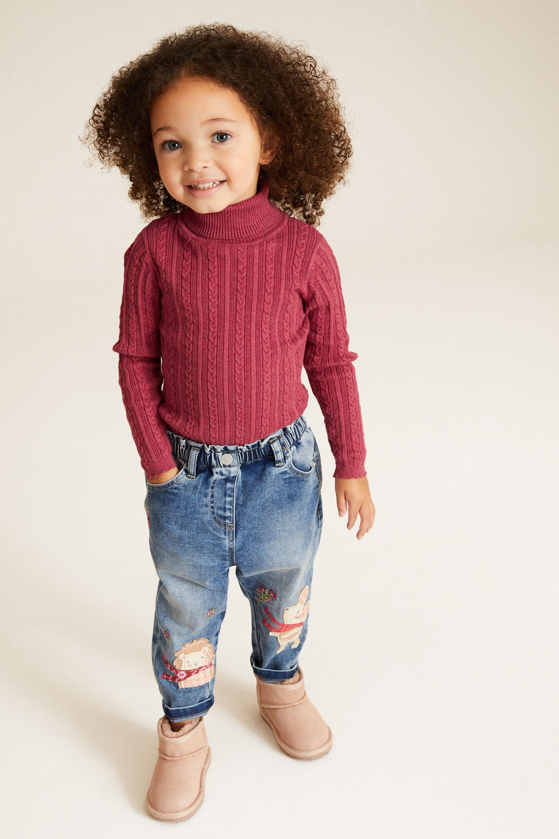 Blue Denim Character Mom Jeans (3mths-7yrs)