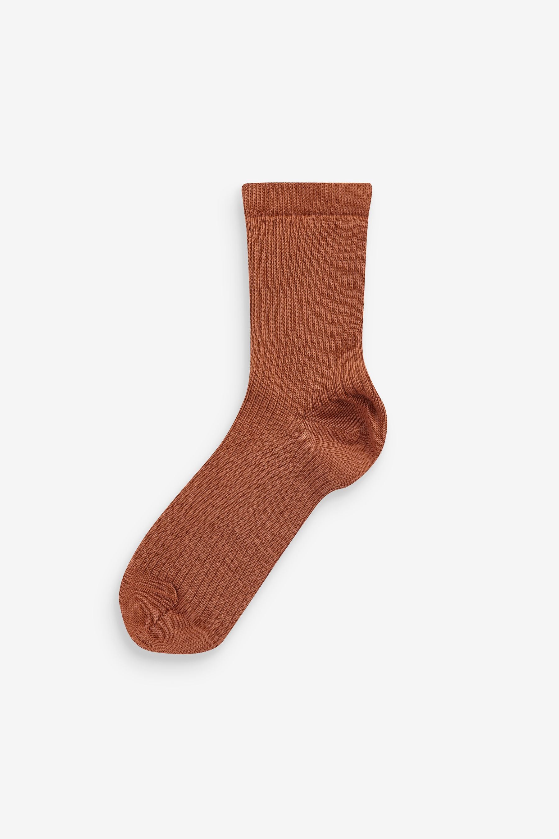 Stripe Cotton Rich Ribbed Socks 7 Pack