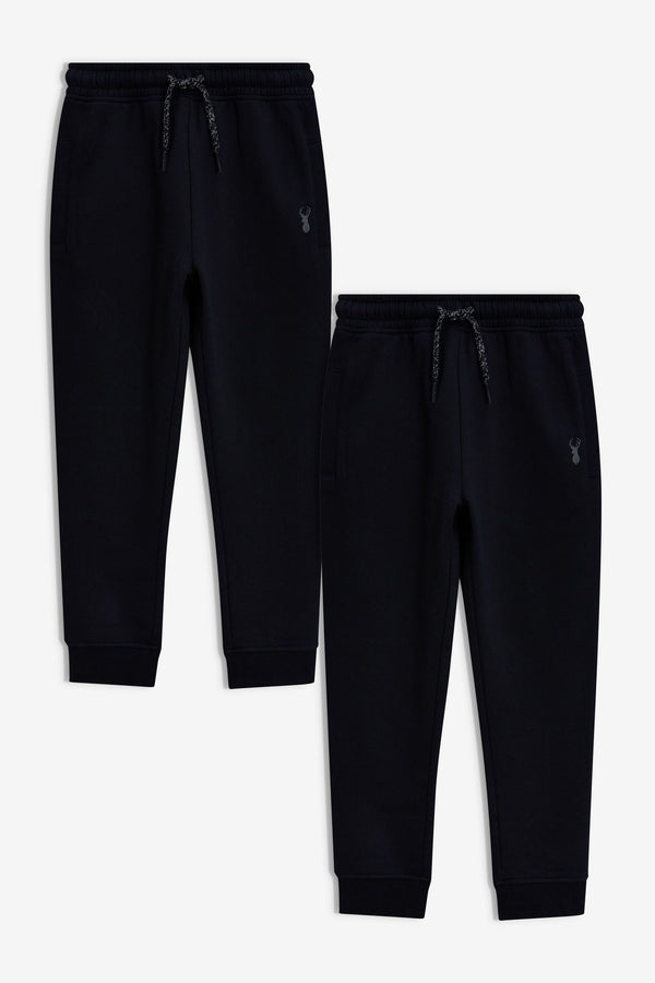 Black Joggers Two Pack (3-16yrs)