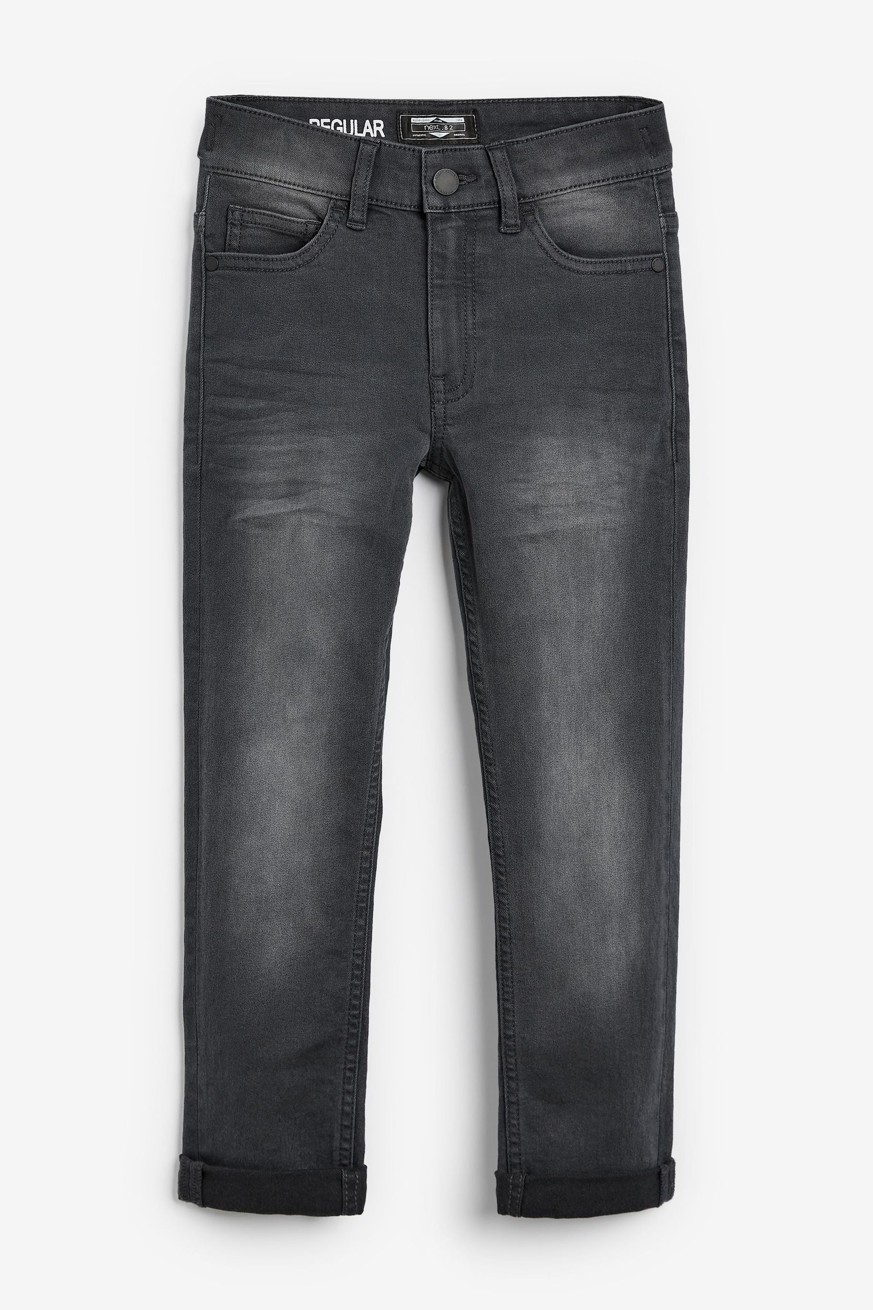 Grey Denim Cotton Rich Stretch Jeans (3-16yrs)