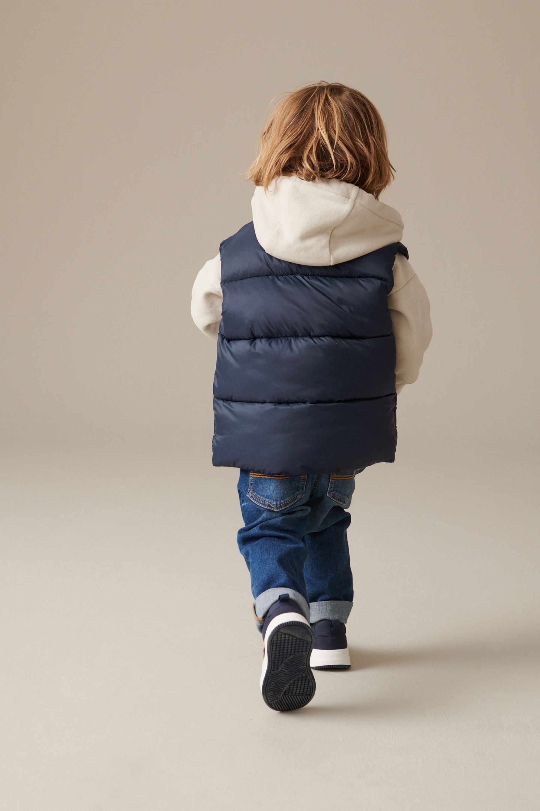 Navy Blue Padded Gilet (3mths-10yrs)