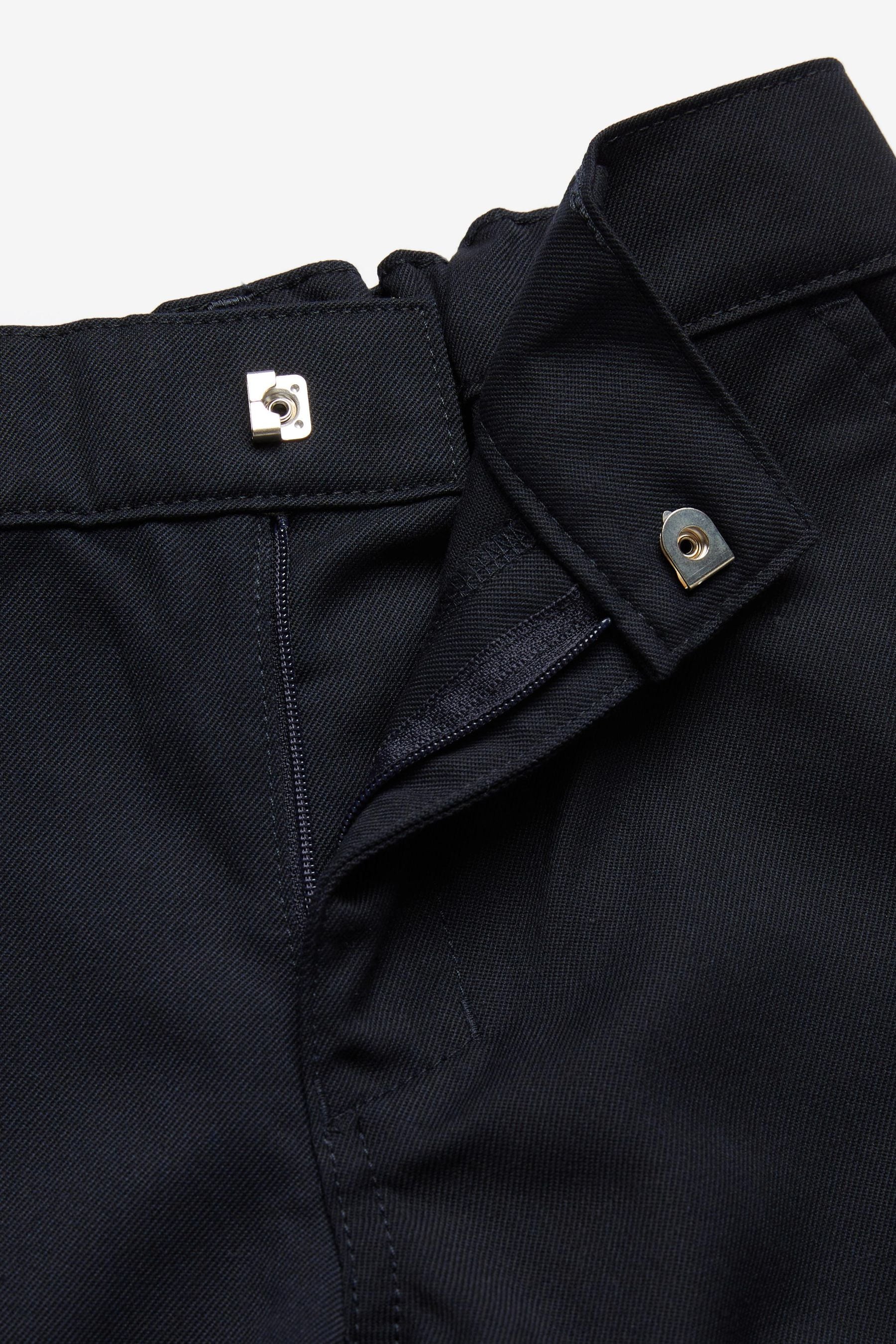 Navy Flat Front Shorts (3-14yrs)