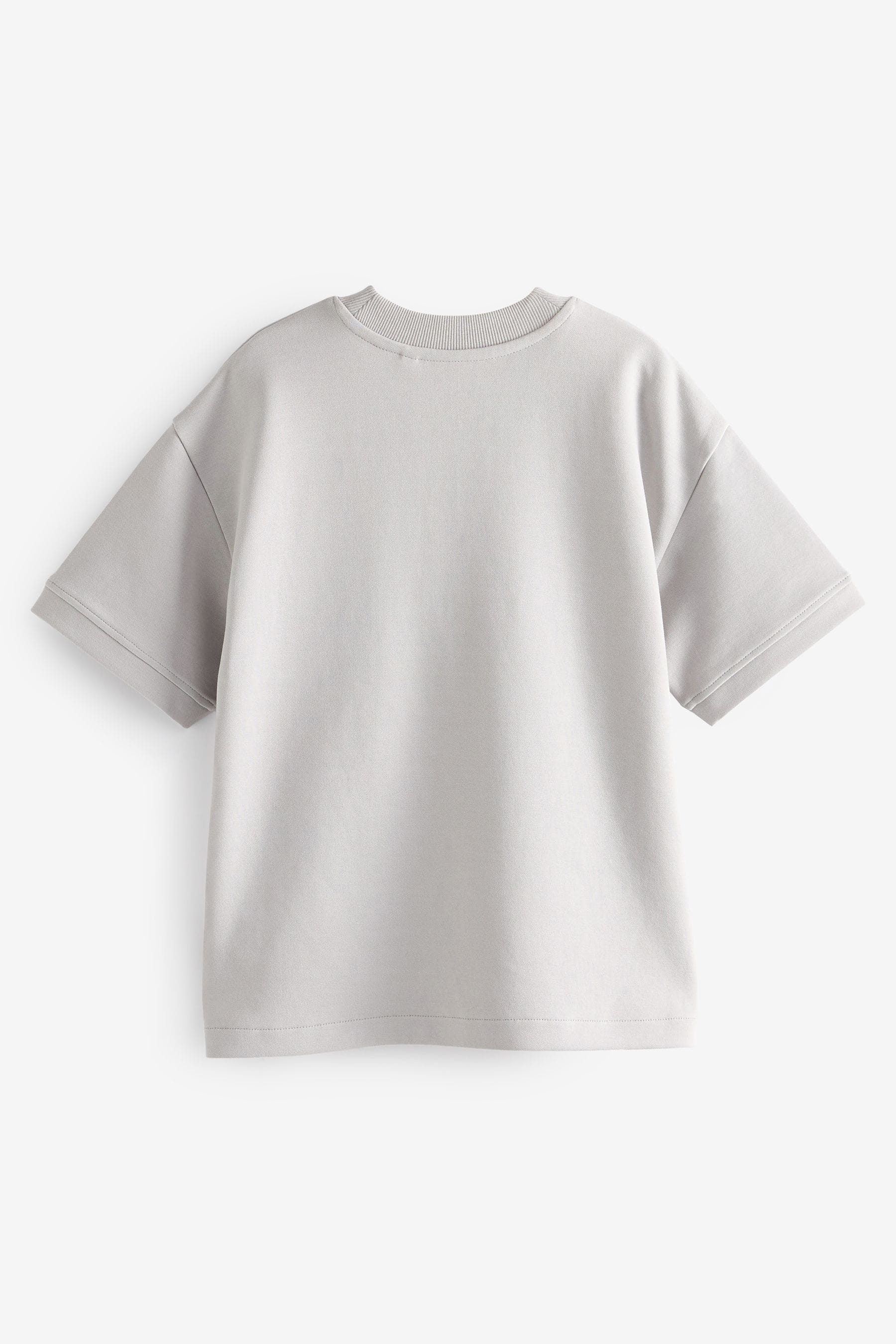 Grey Relaxed Fit Heavyweight T-Shirt (3-16yrs)