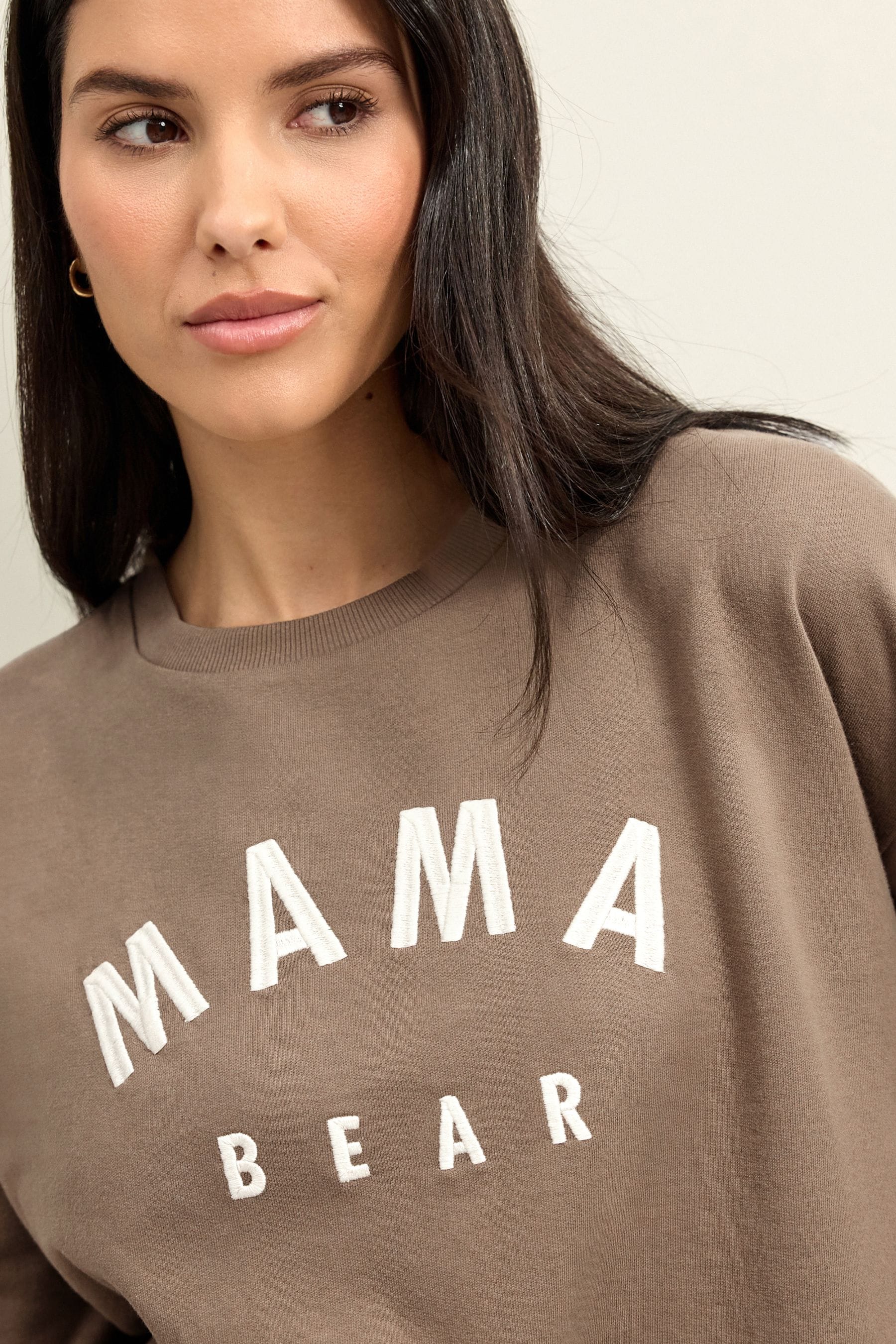 Neutral Maternity Mama Bear & Baby Bear Sweatshirts Set